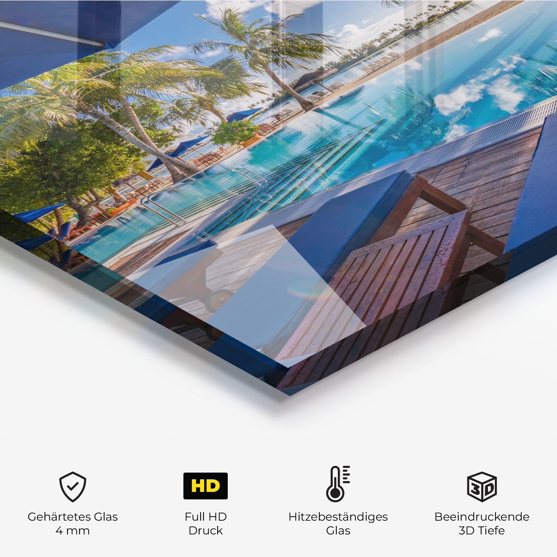 Küchenrückwand Glas Fantastic Summer Mood mockup 2