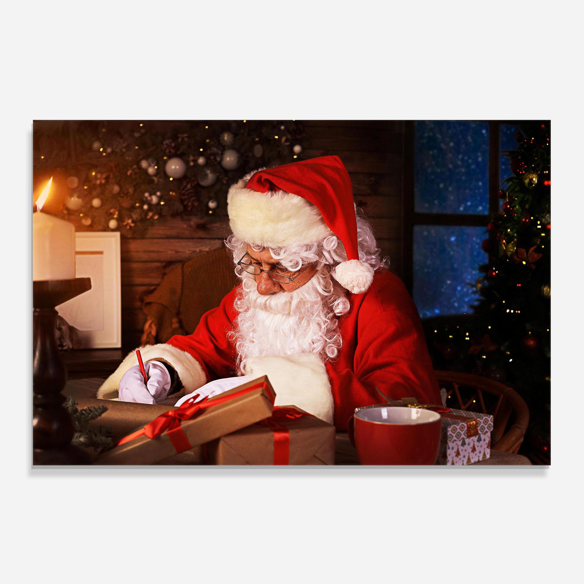 Küchenrückwand Glas Answering Christmas Letters mockup 0