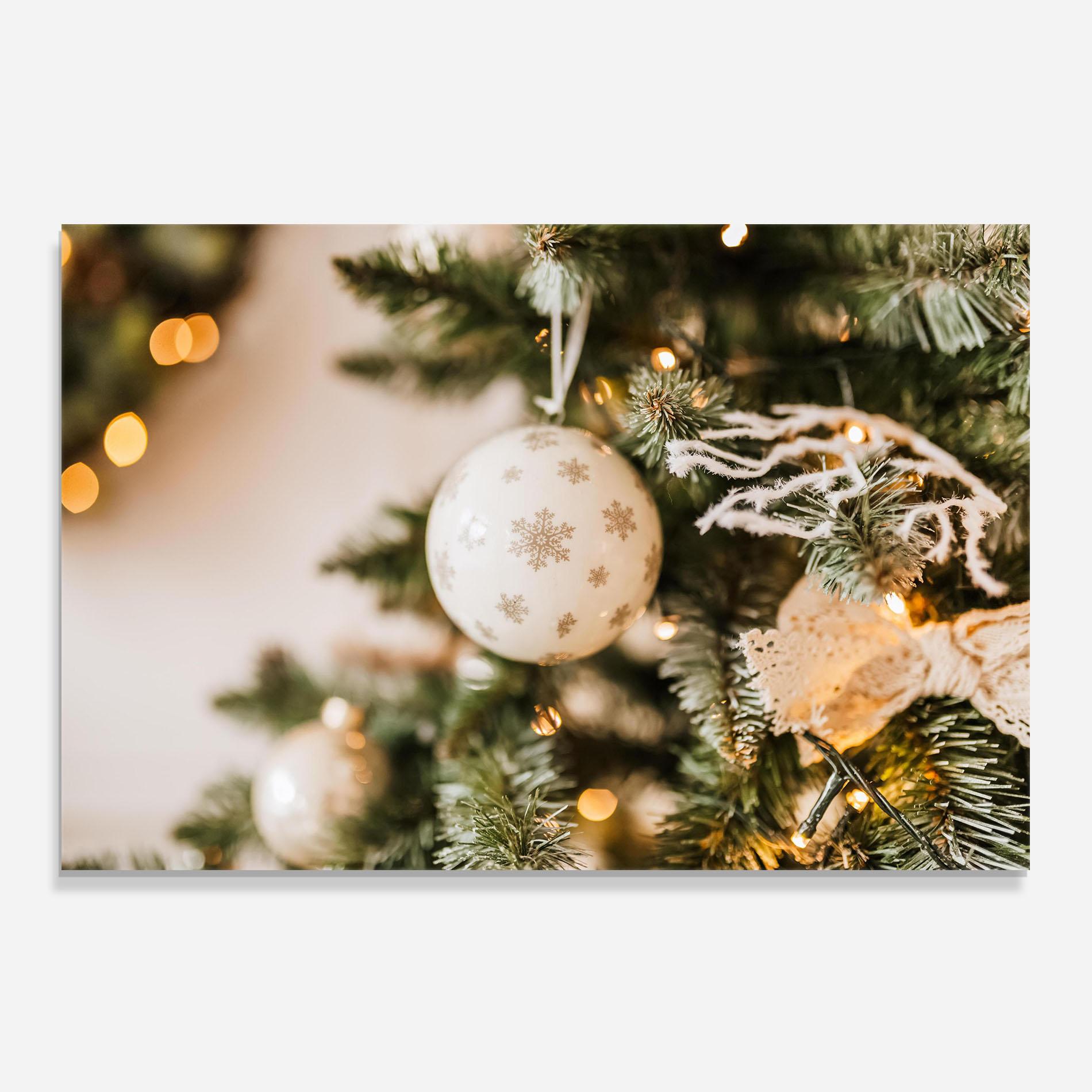 Küchenrückwand Glas Christmas Home mockup 0