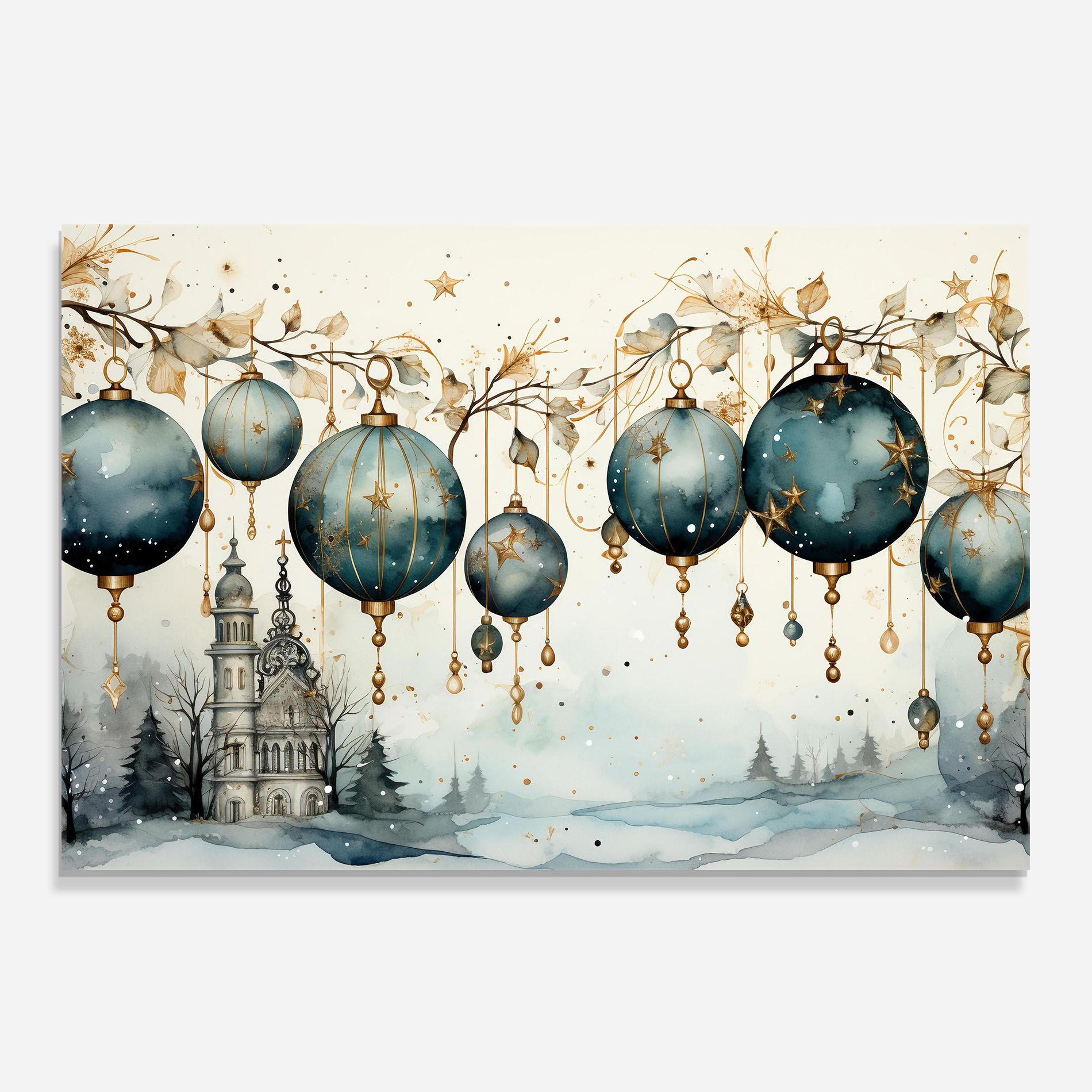 Christmas Paper Art mockup 0