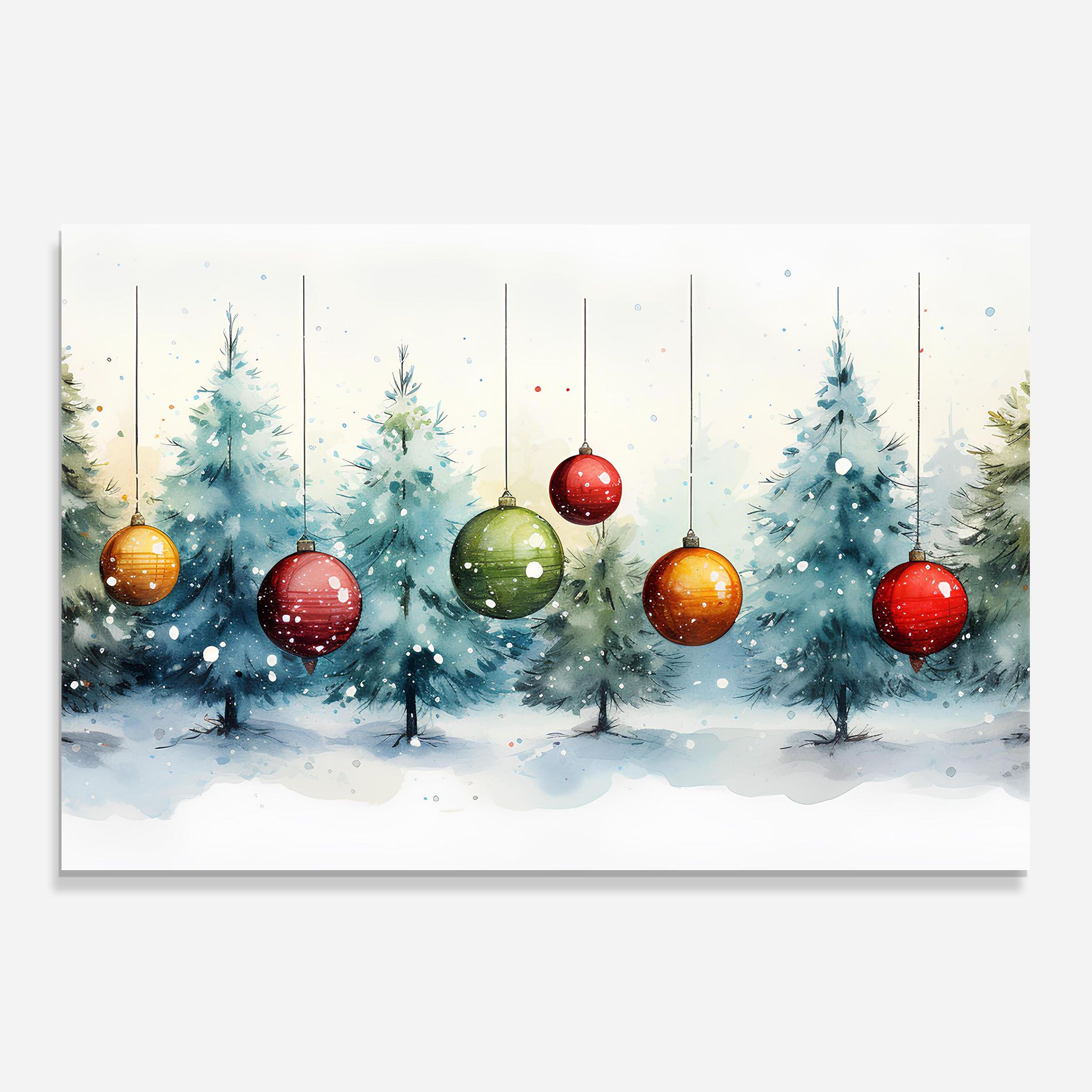 Christmas Tree Painting mockup 0