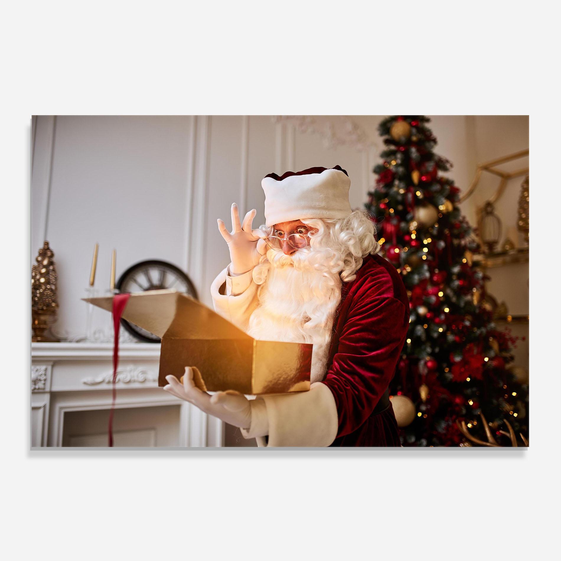 Küchenrückwand Glas Magical Glowing Gift mockup 0