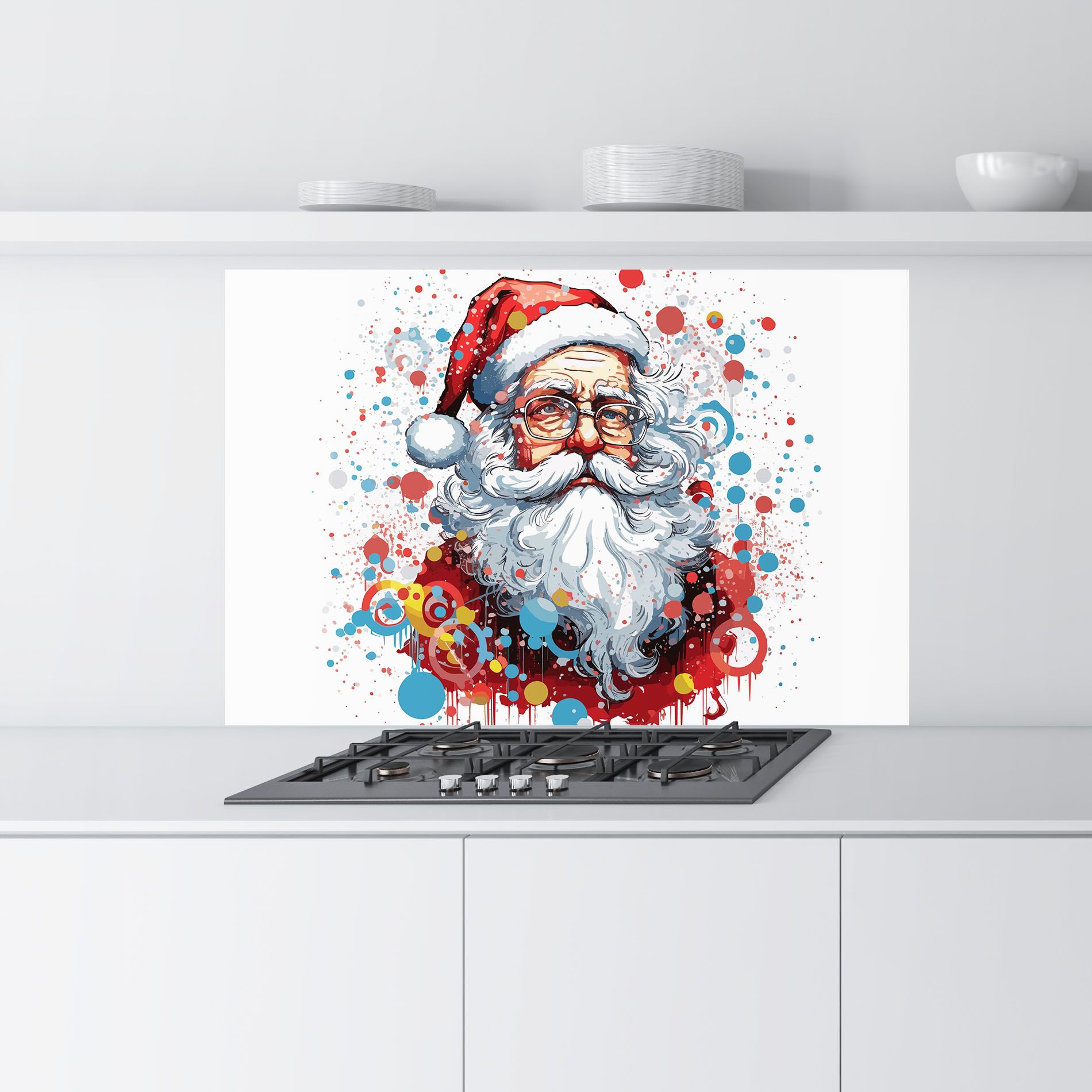 Artistic Santa mockup 9