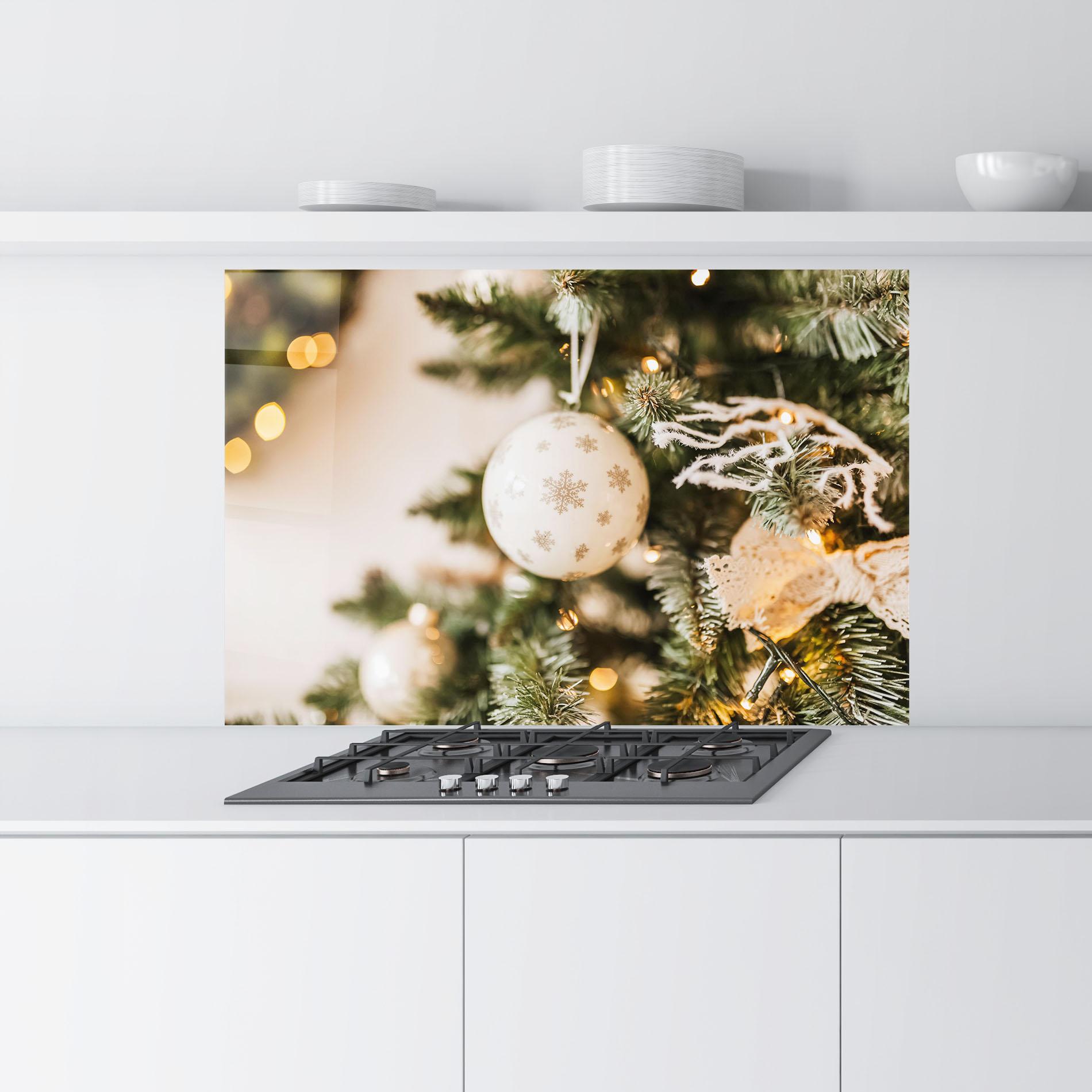 Küchenrückwand Glas Christmas Home mockup 9