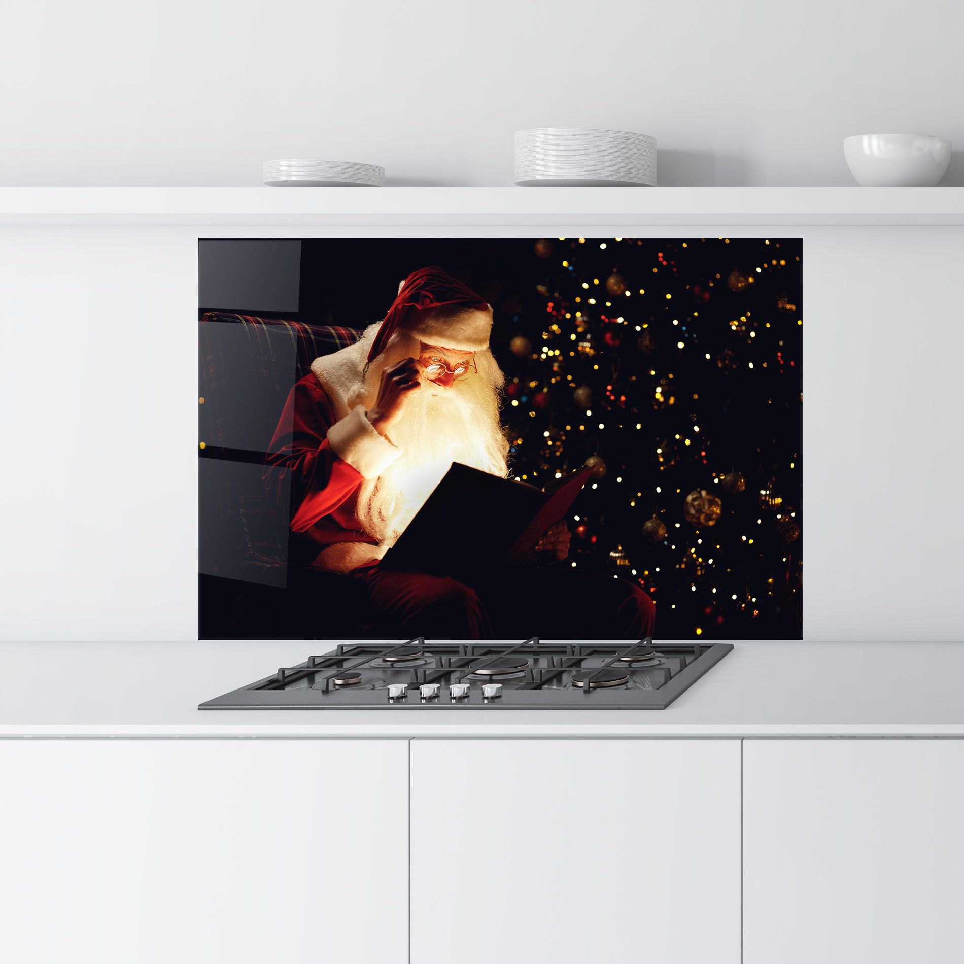 Santa Reading Magic Book mockup 9