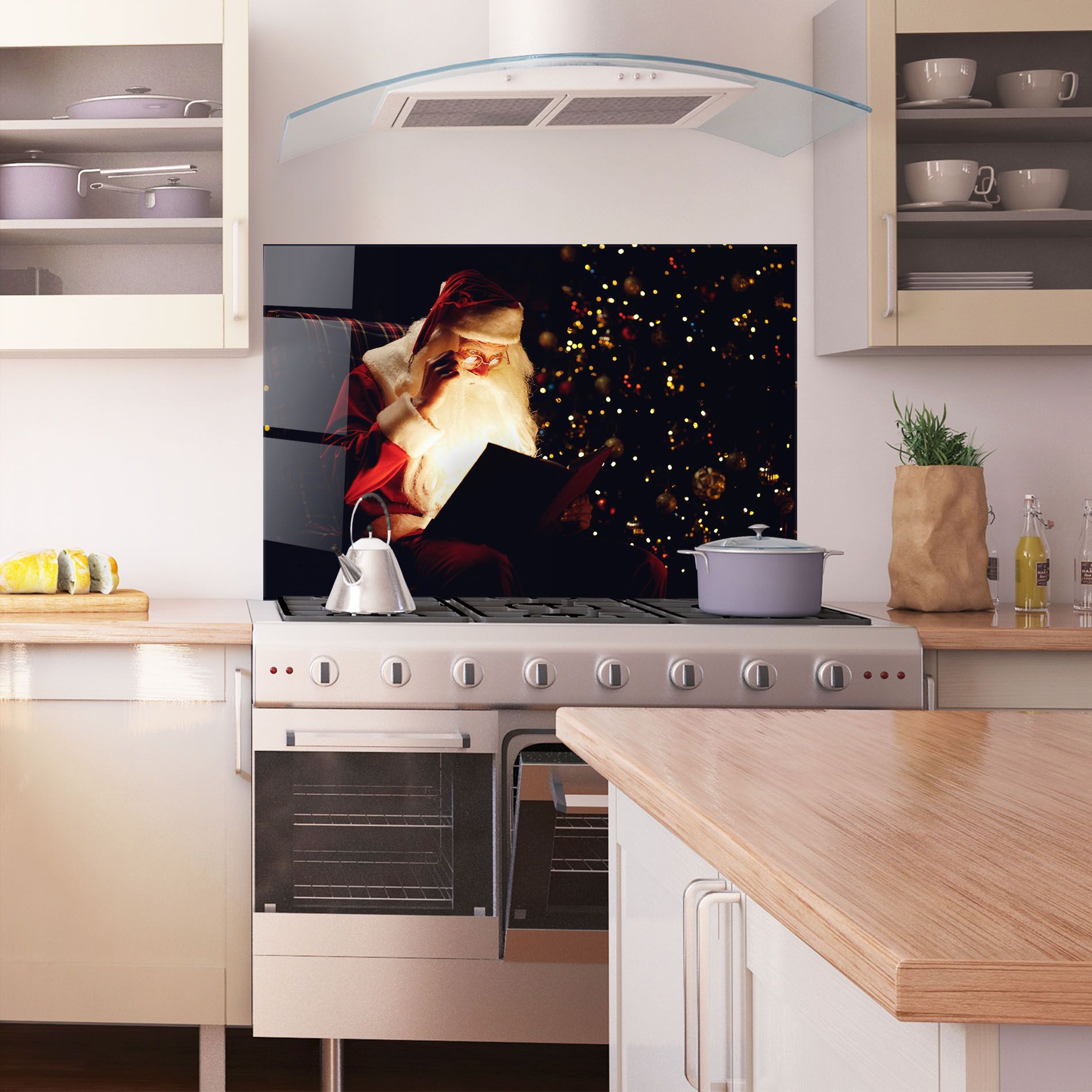 Santa Reading Magic Book mockup 1