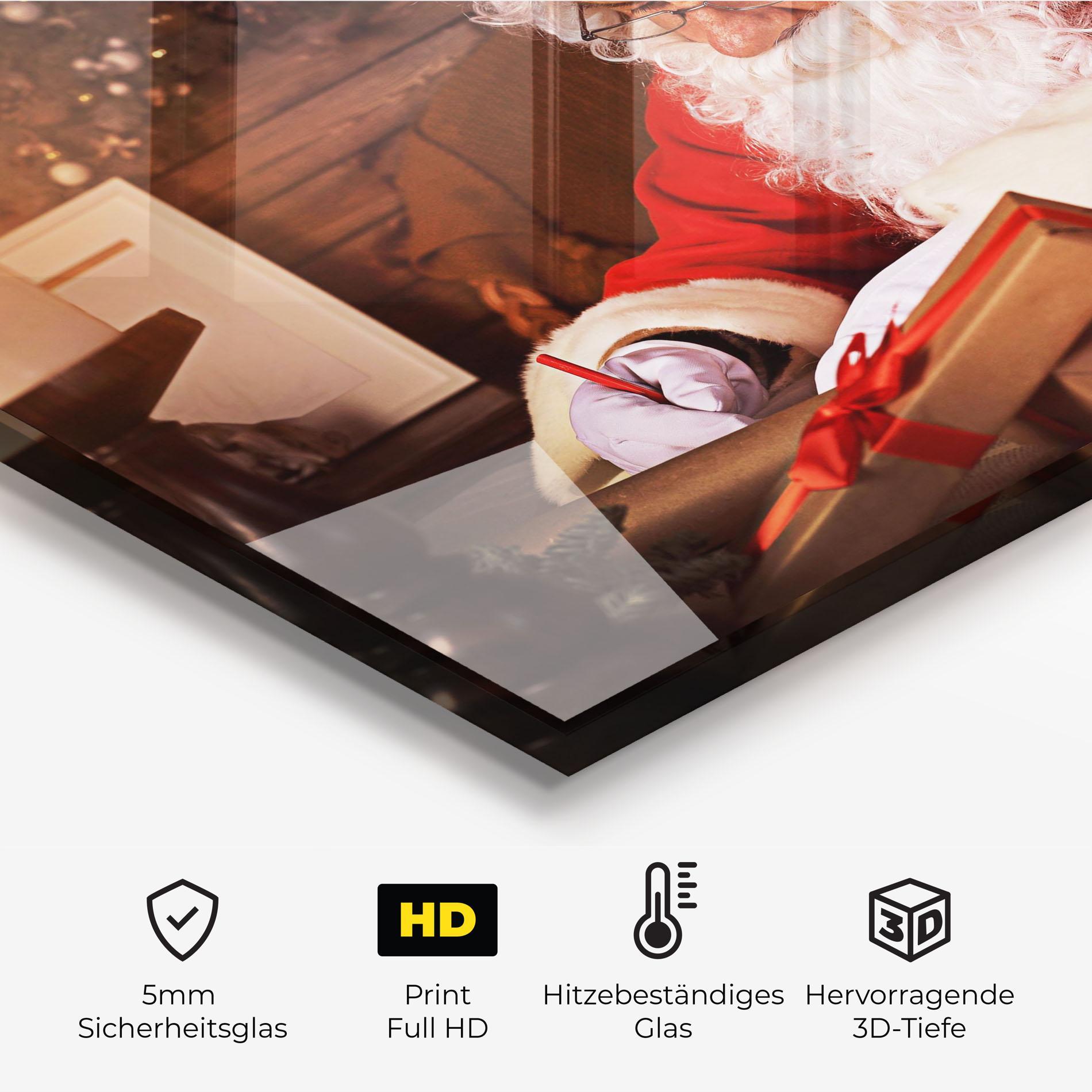 Küchenrückwand Glas Answering Christmas Letters mockup 2