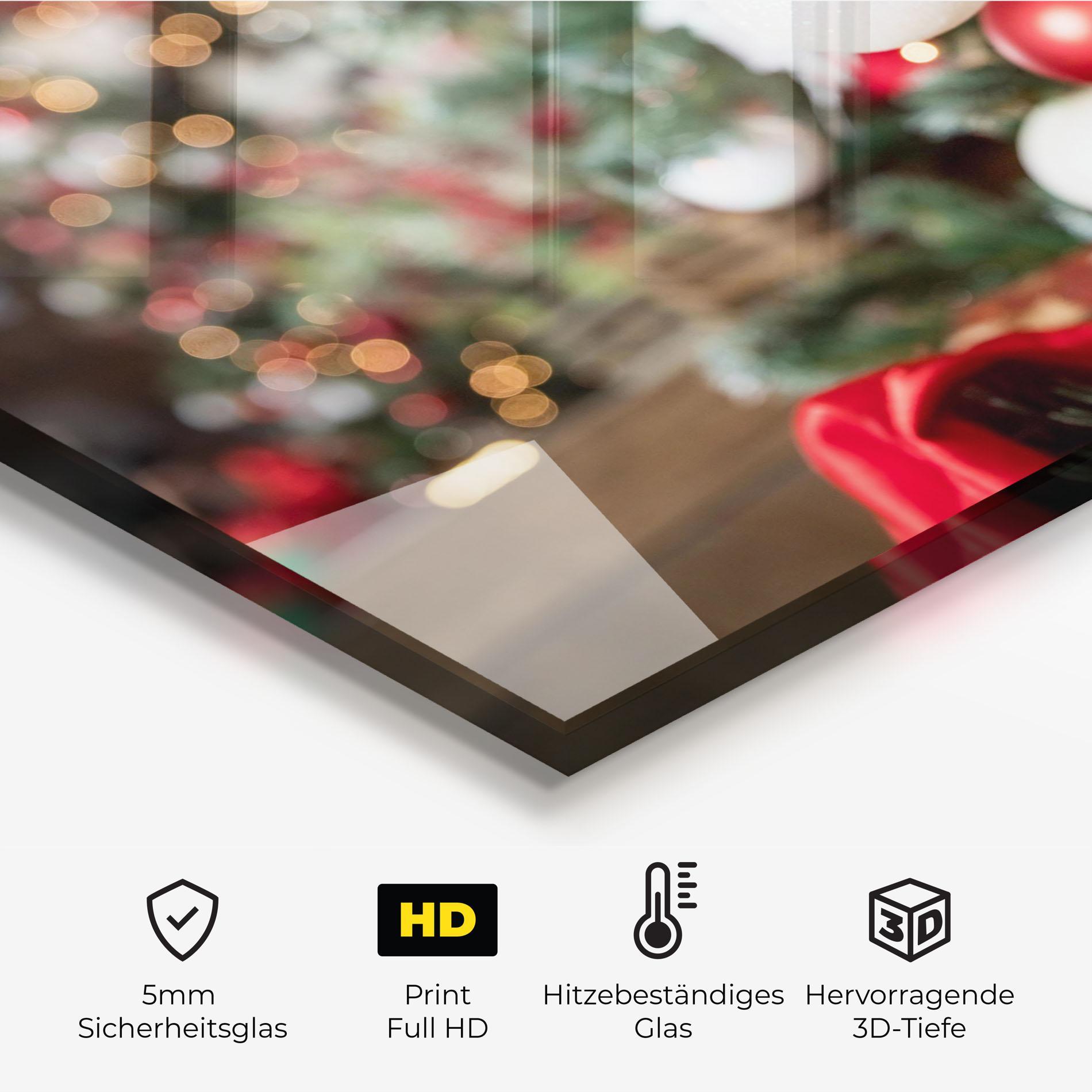 Küchenrückwand Glas Magic Christmas Home mockup 2