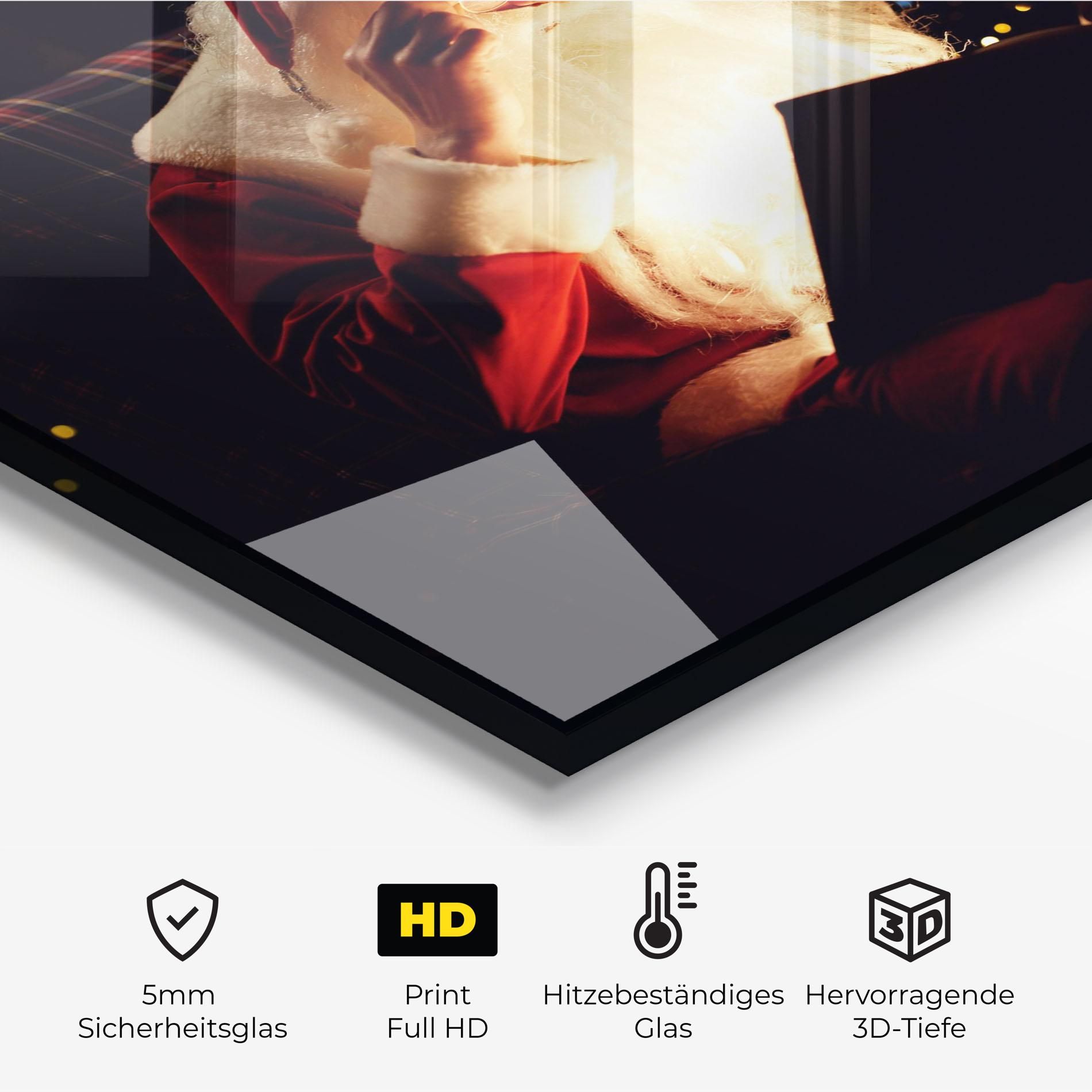 Santa Reading Magic Book mockup 2