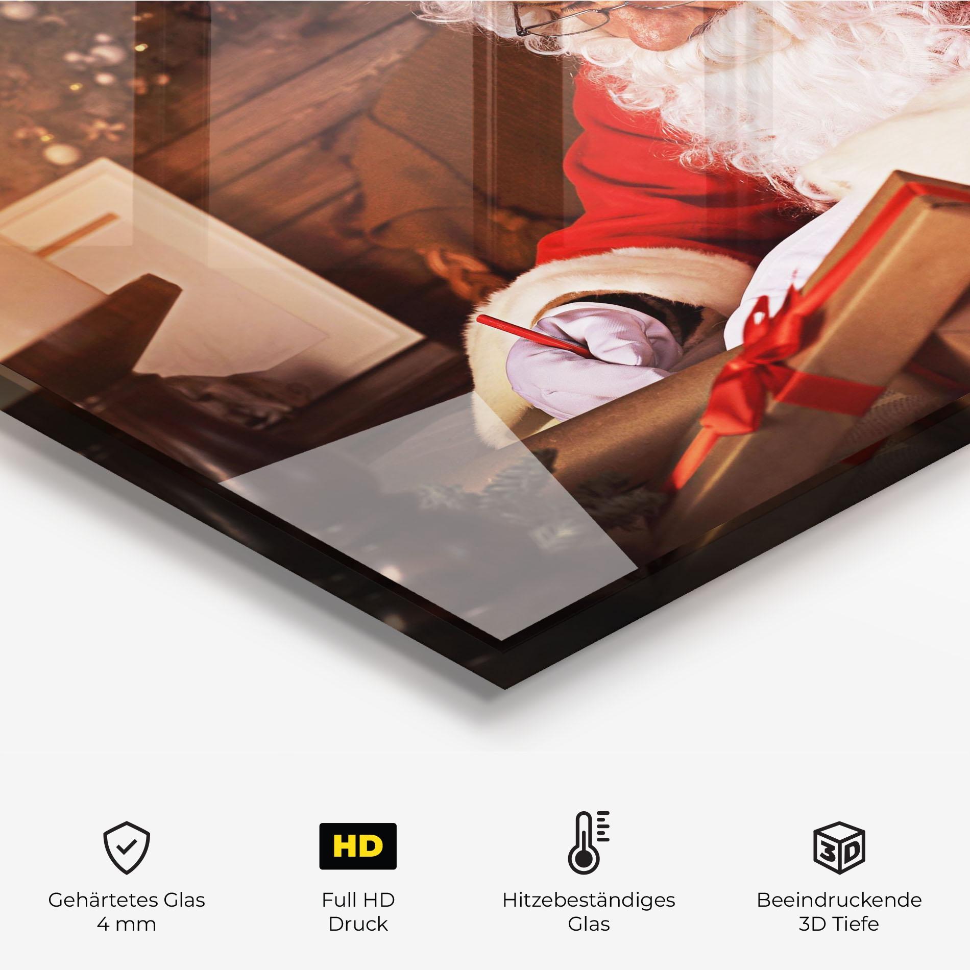 Küchenrückwand Glas Answering Christmas Letters mockup 2