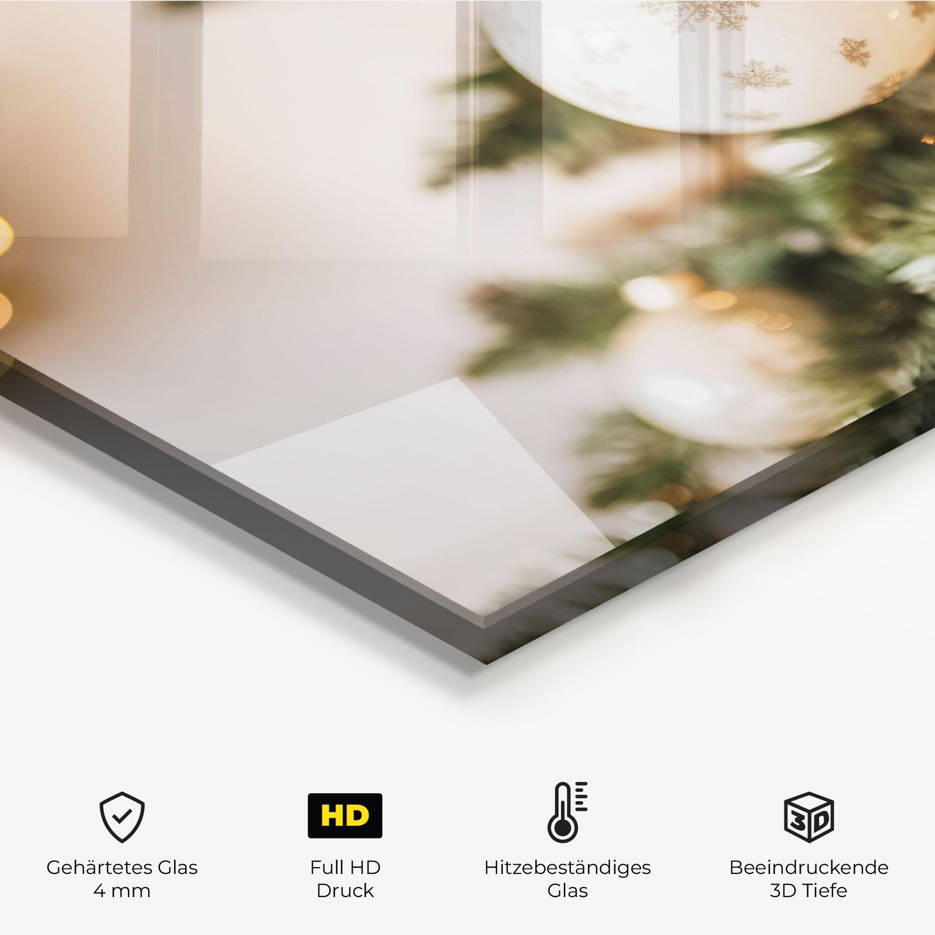 Küchenrückwand Glas Christmas Home mockup 2