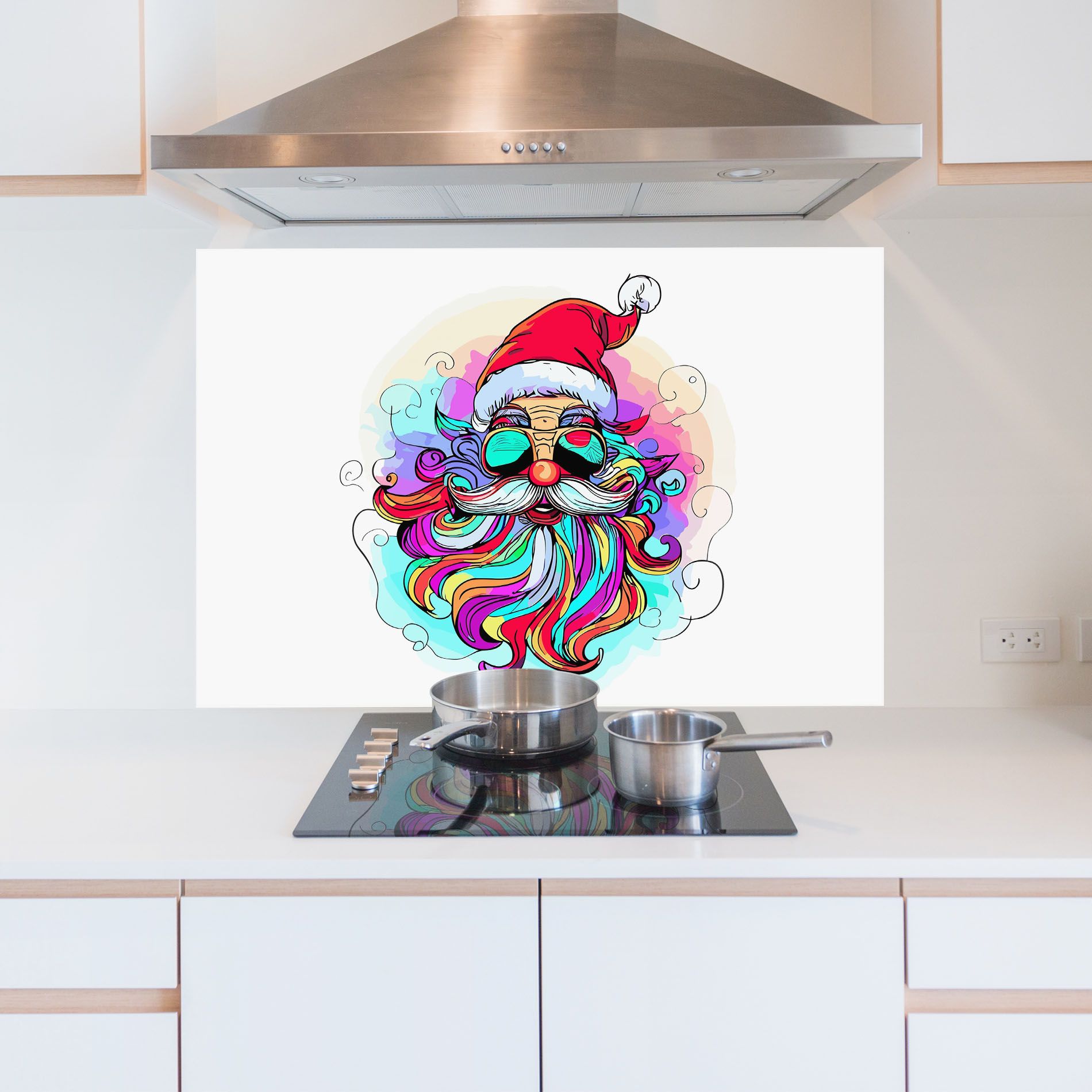 Colorful Santa mockup 5