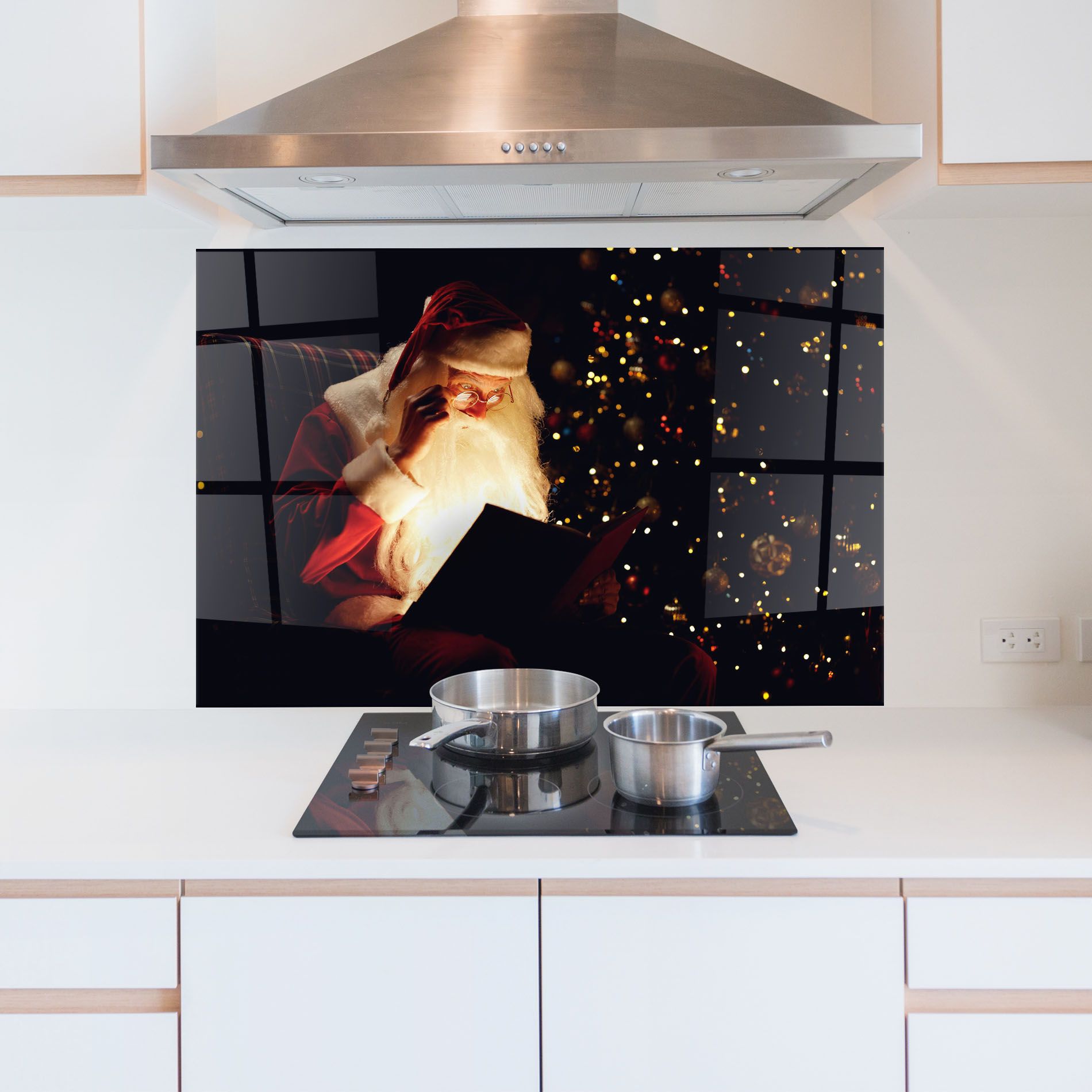 Santa Reading Magic Book mockup 5