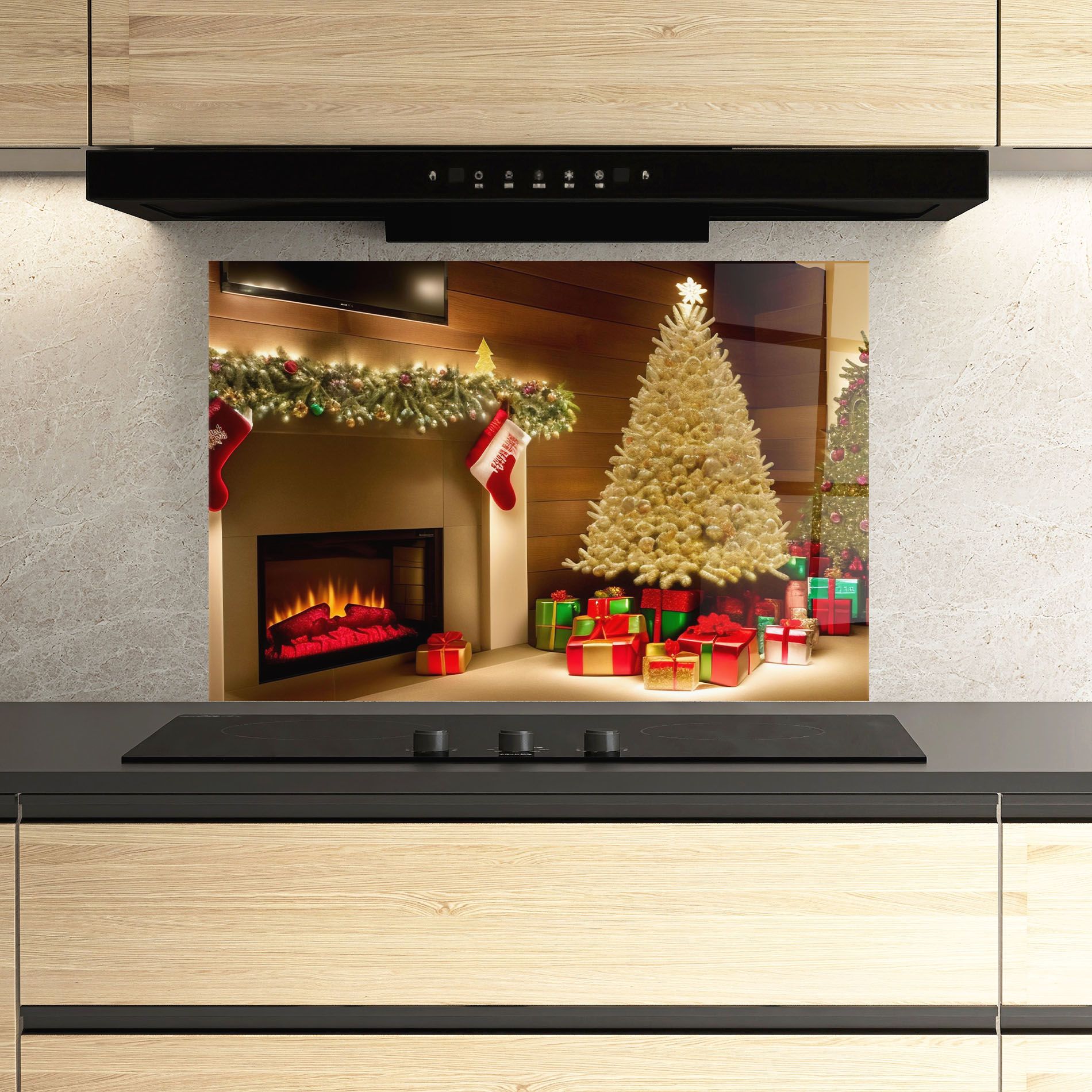 Decorated Christmas Tree mockup 3