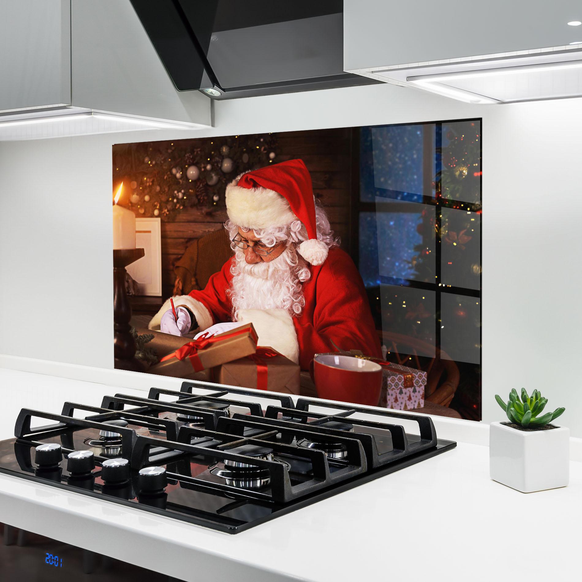 Küchenrückwand Glas Answering Christmas Letters mockup 6