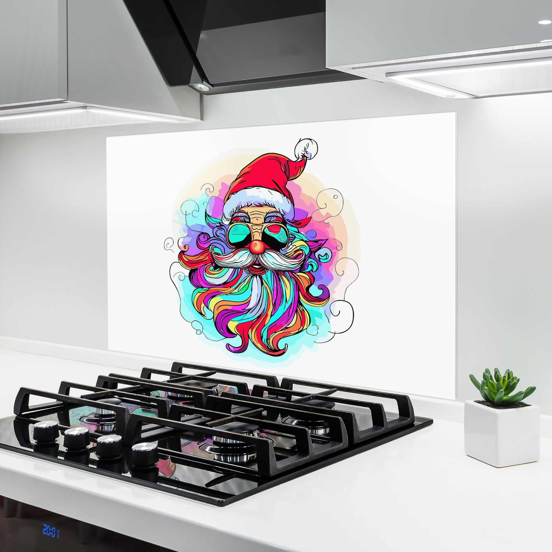 Colorful Santa mockup 6