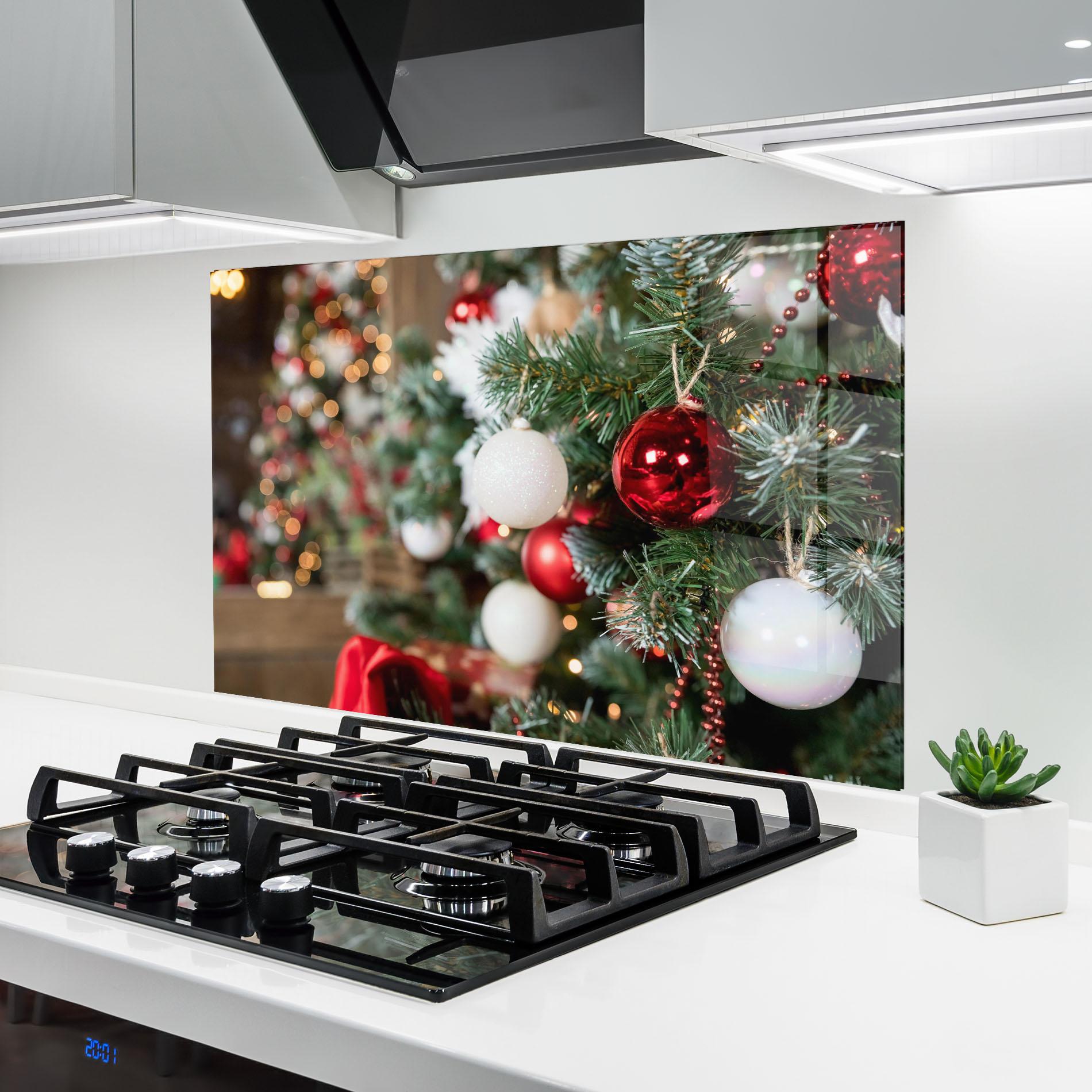 Küchenrückwand Glas Magic Christmas Home mockup 6