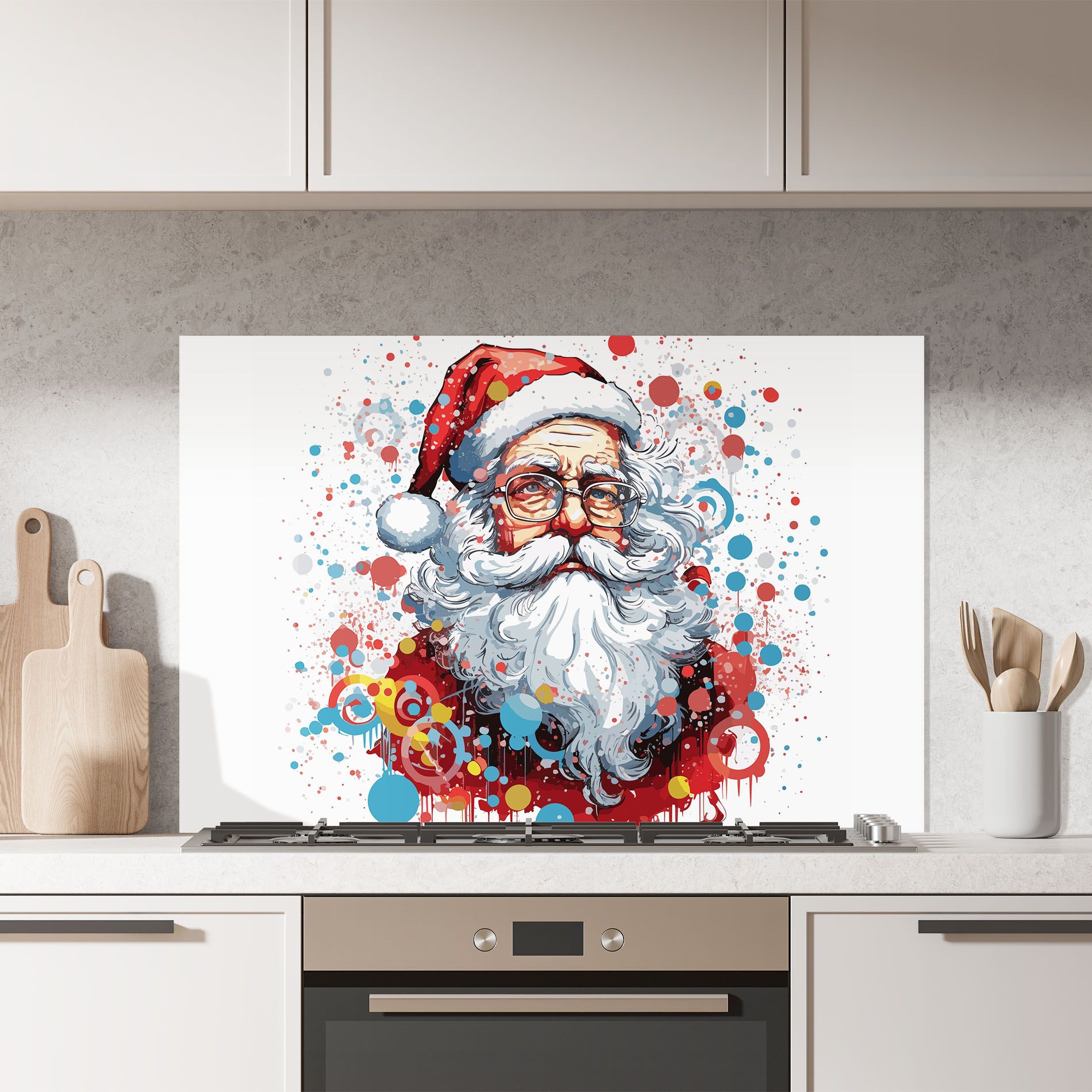 Artistic Santa mockup 7