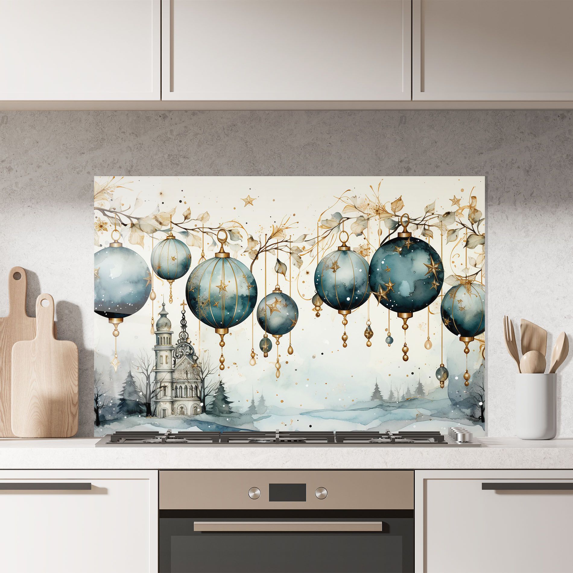 Christmas Paper Art mockup 7