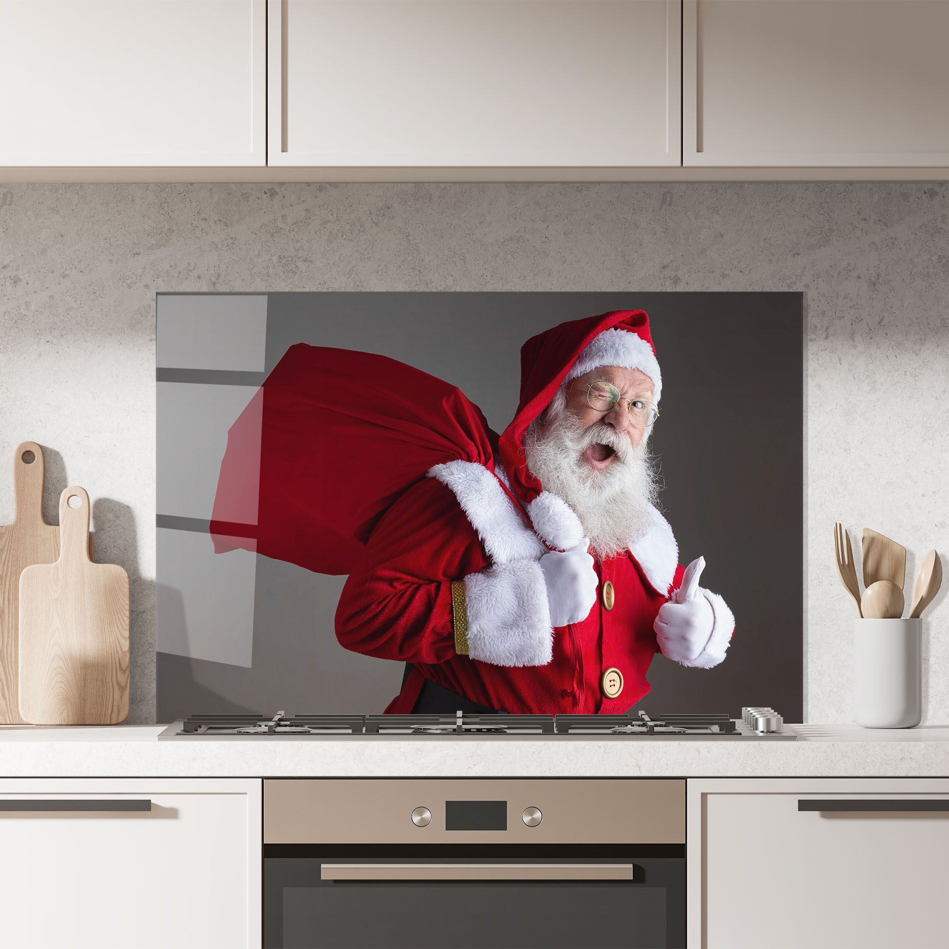 Santa Smiling mockup 7