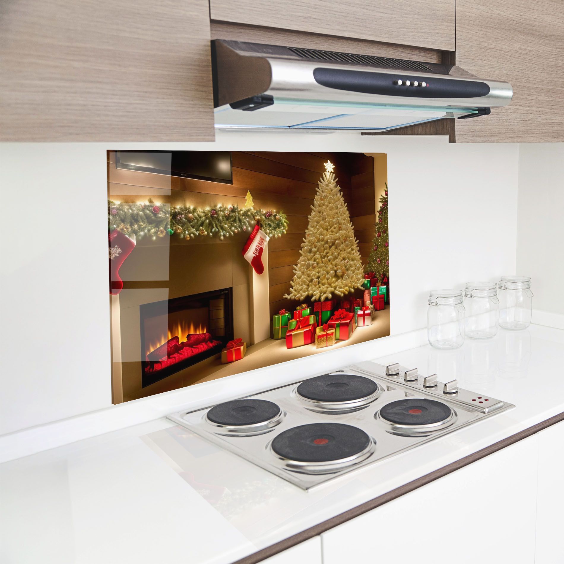 Decorated Christmas Tree mockup 8