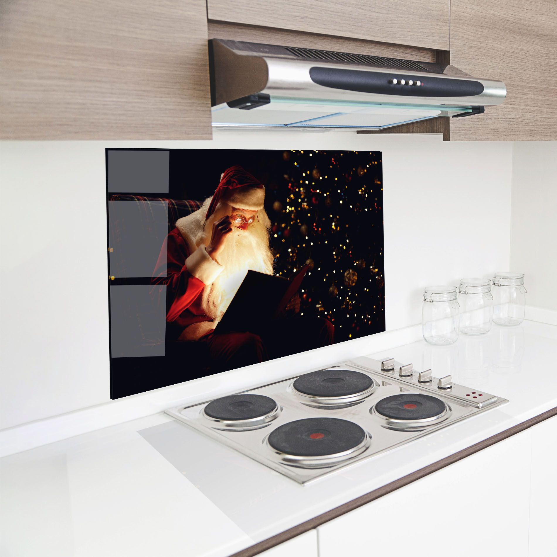 Santa Reading Magic Book mockup 8