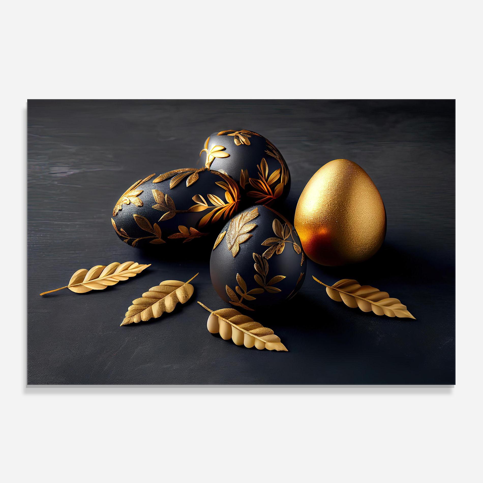 Küchenrückwand Glas Black Gold Egs mockup 0