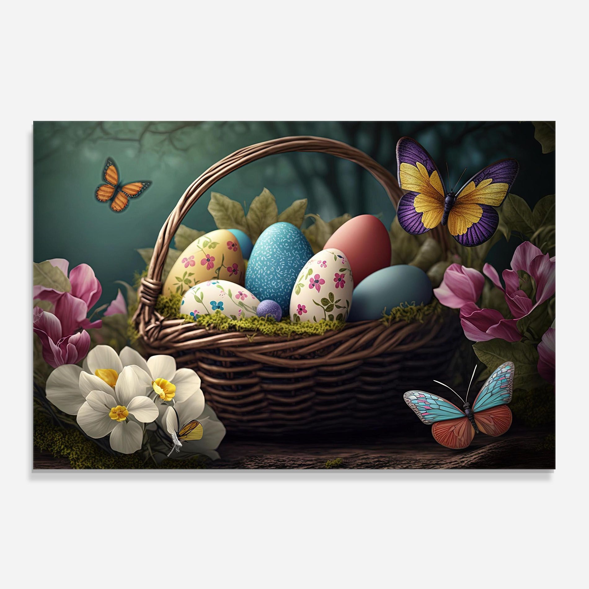 Easter Eggs Butterfly mockup 0