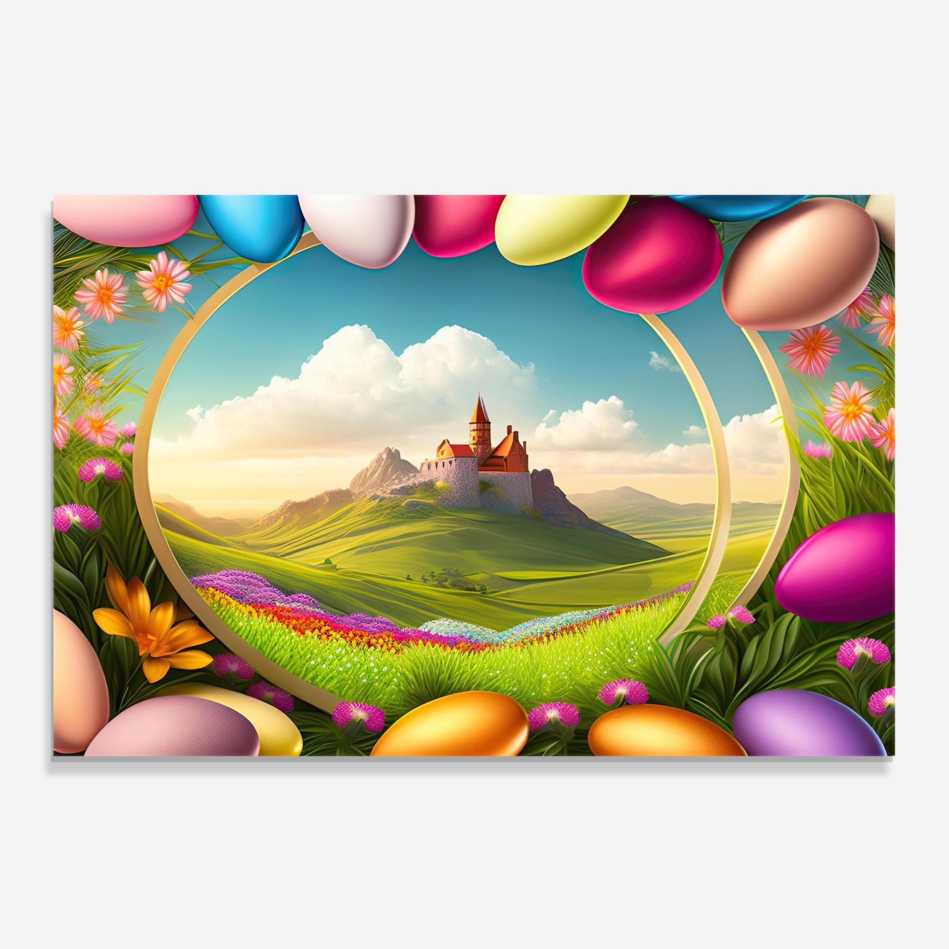 Easter Eggs Castle mockup 0
