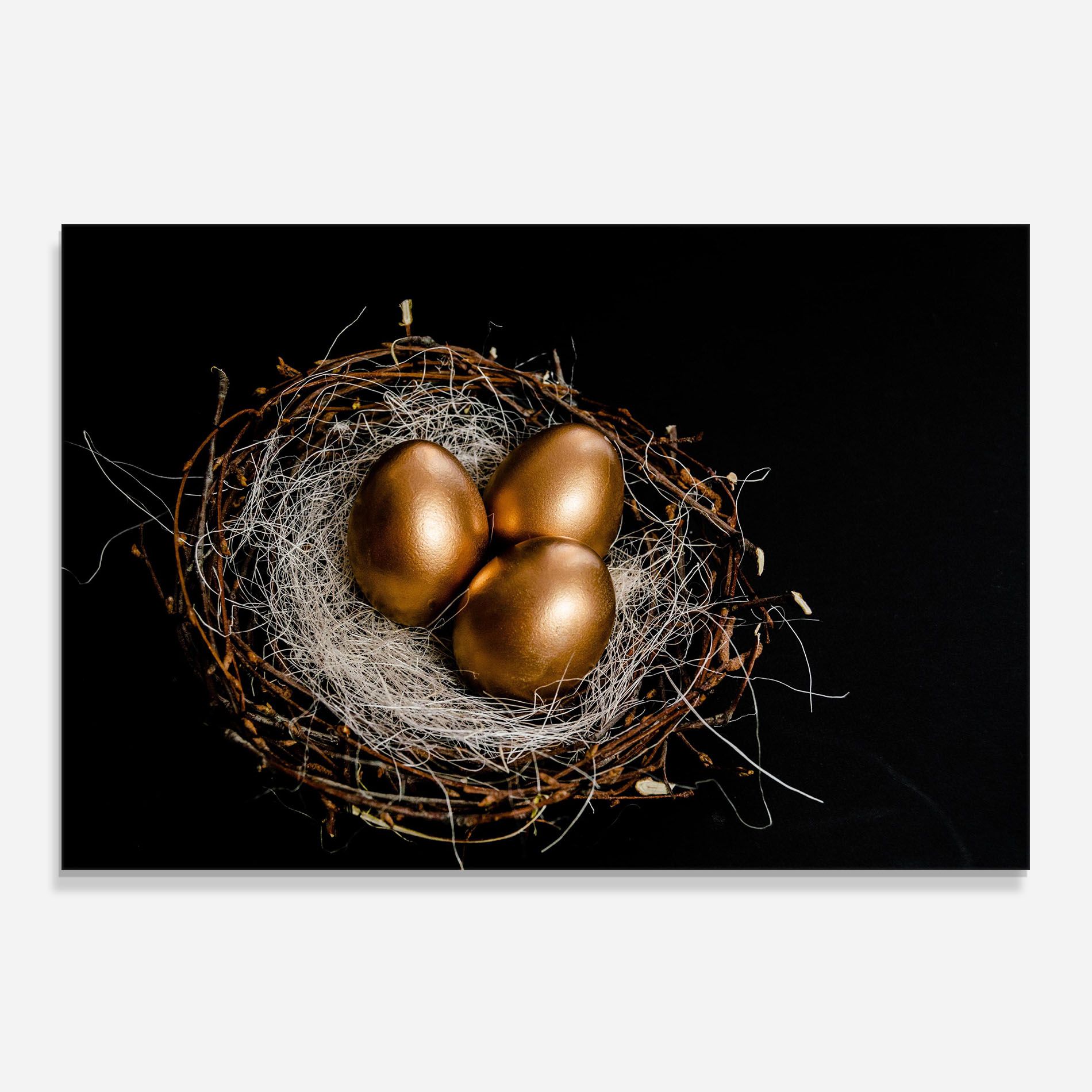 Pretty Golden Easter Eggs mockup 0