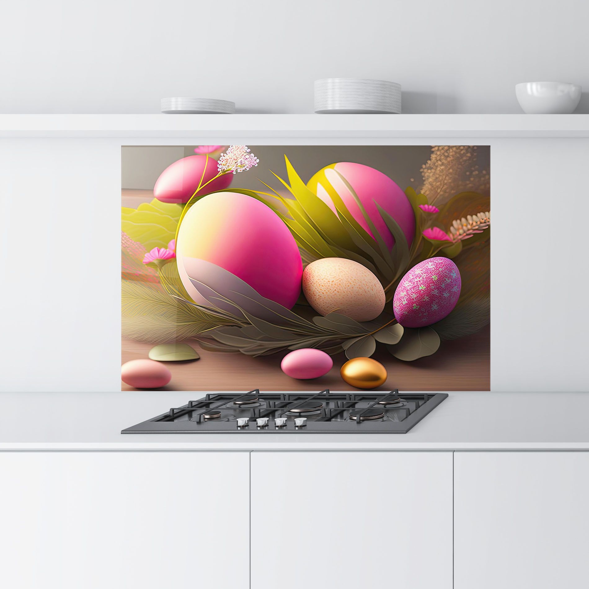 Pink Easter Eggs mockup 9