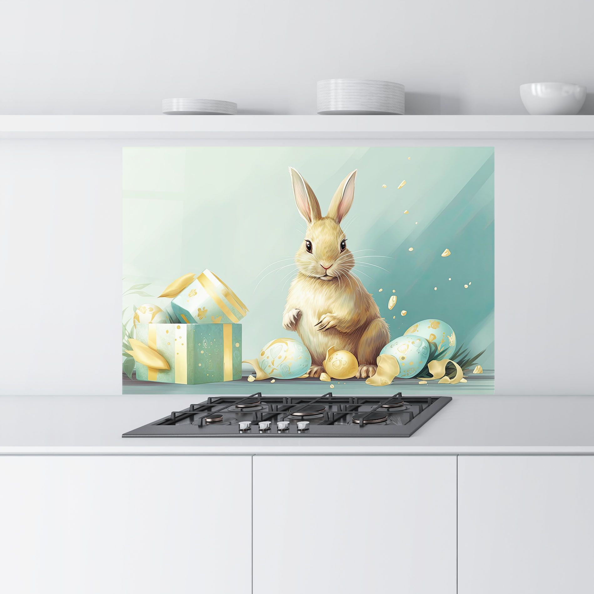Pretty Cute Easter Bunny mockup 9