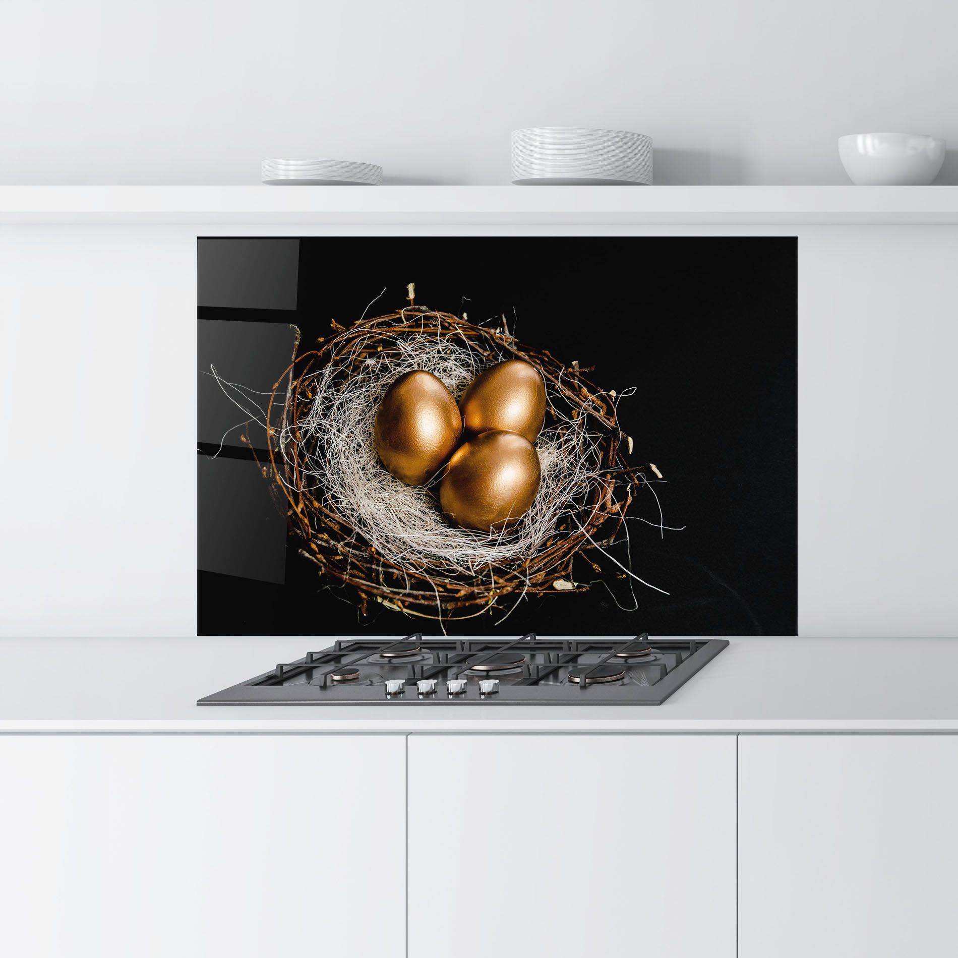 Pretty Golden Easter Eggs mockup 9