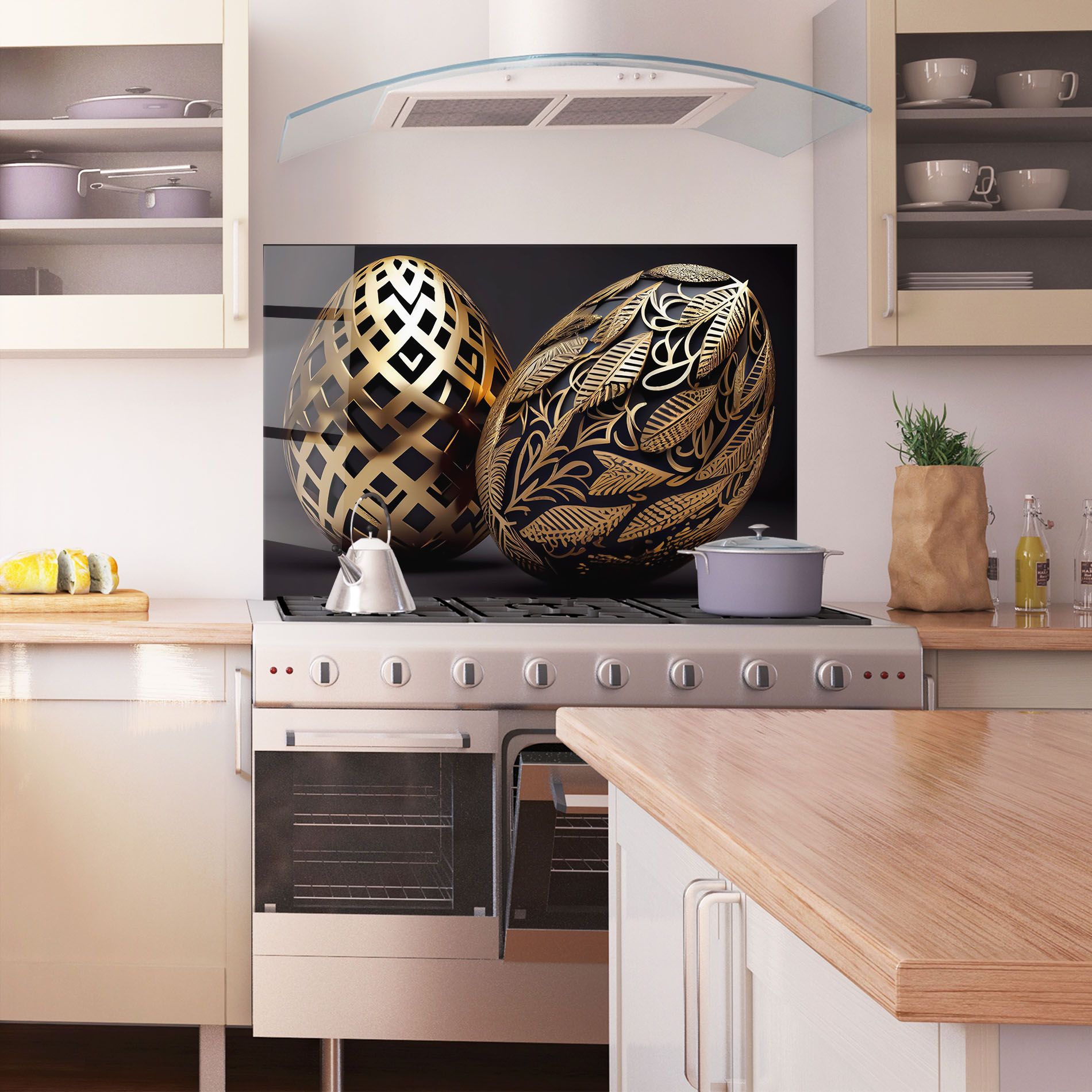 Black Golden Eggs mockup 1