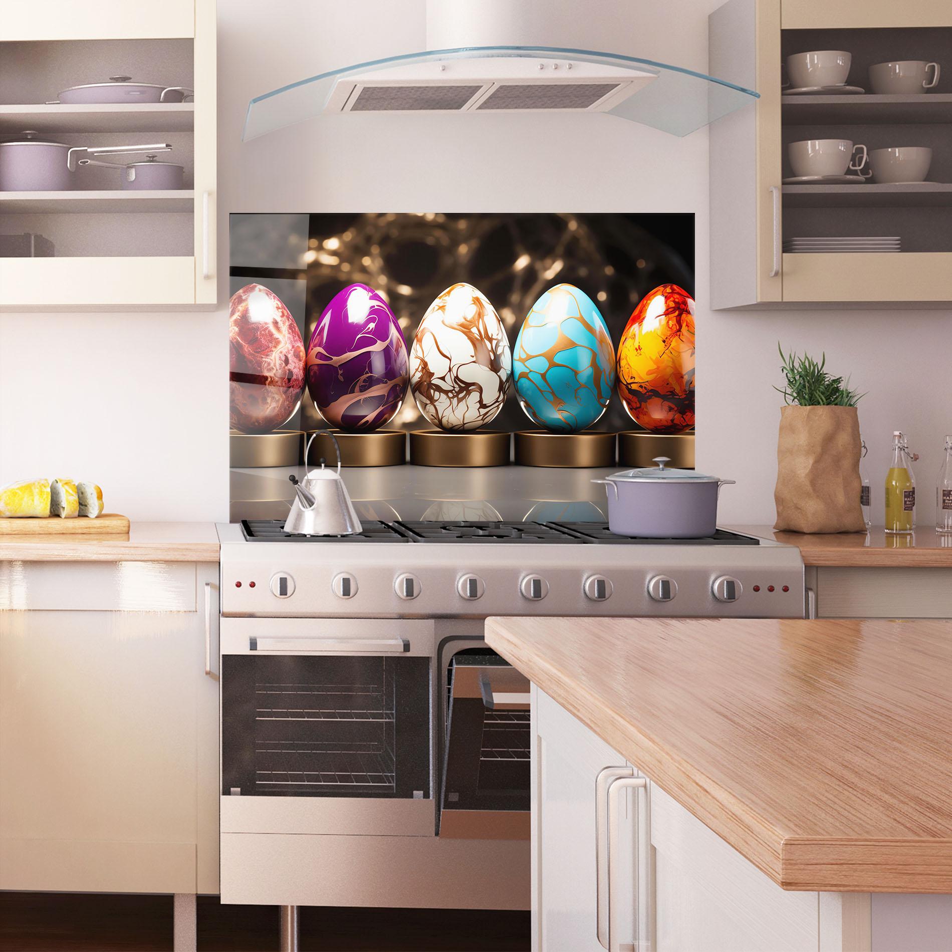 Küchenrückwand Glas Eggs Group mockup 1