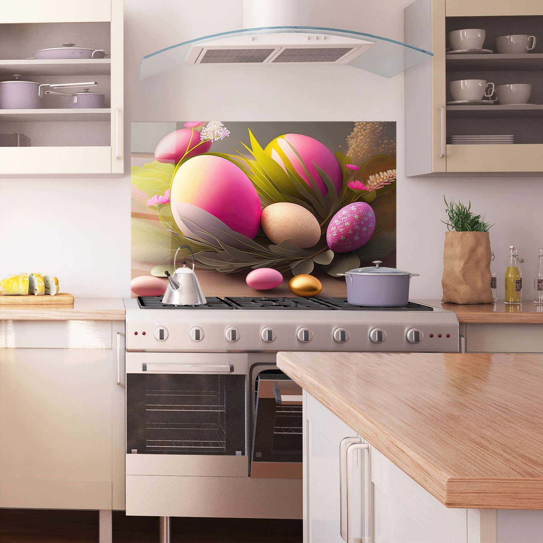 Pink Easter Eggs mockup 1