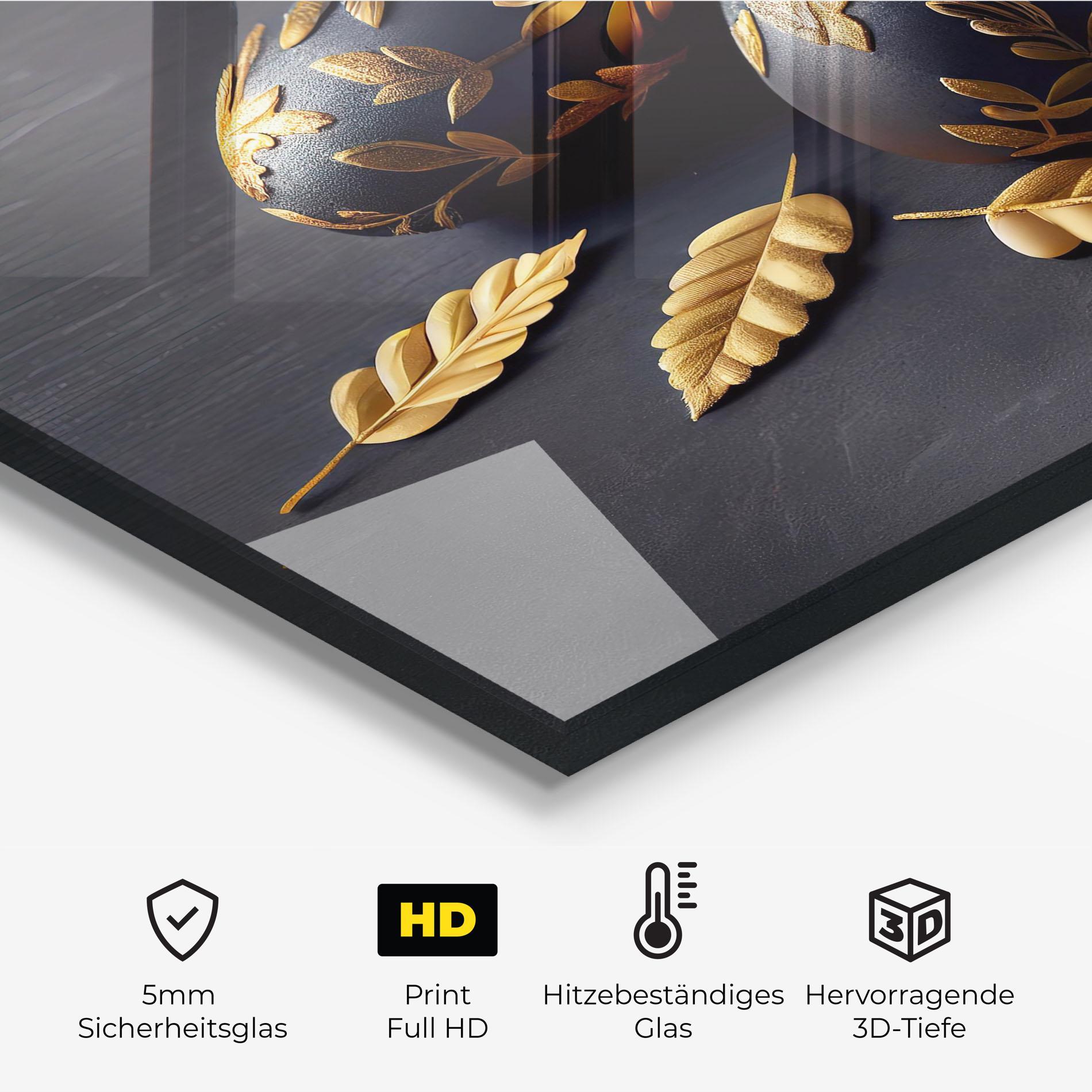 Küchenrückwand Glas Black Gold Egs mockup 2