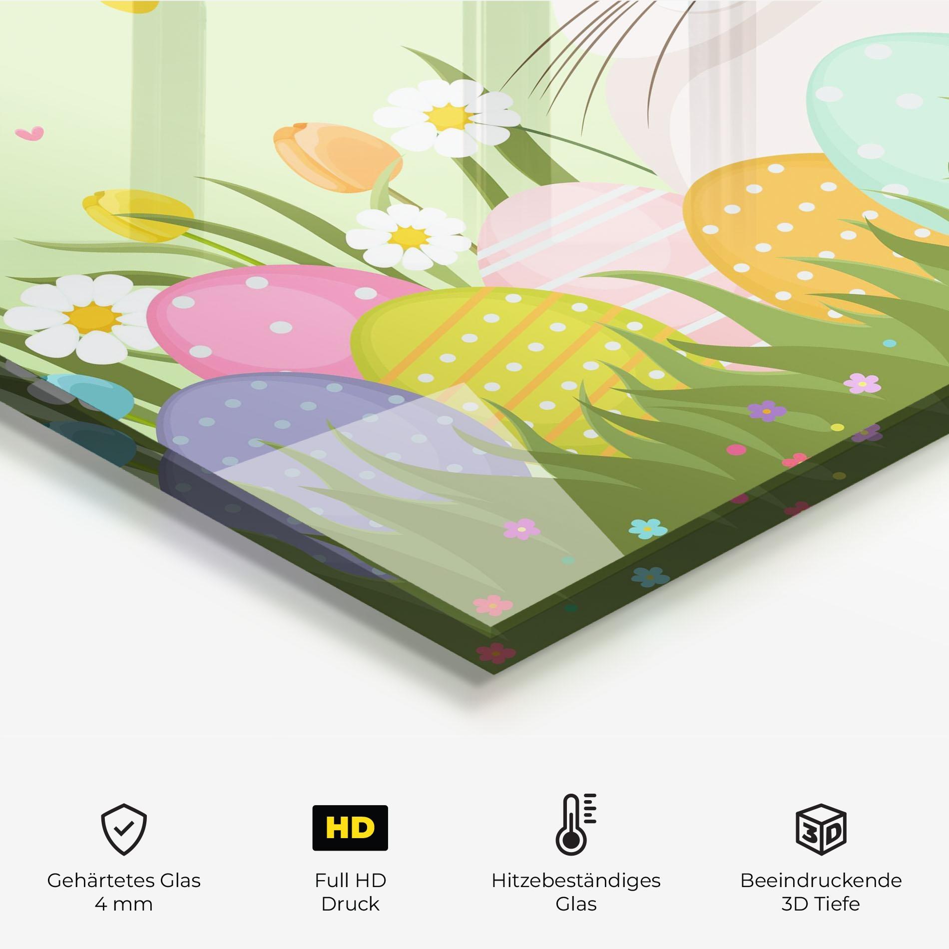 Küchenrückwand Glas Friendly Rabbit mockup 2