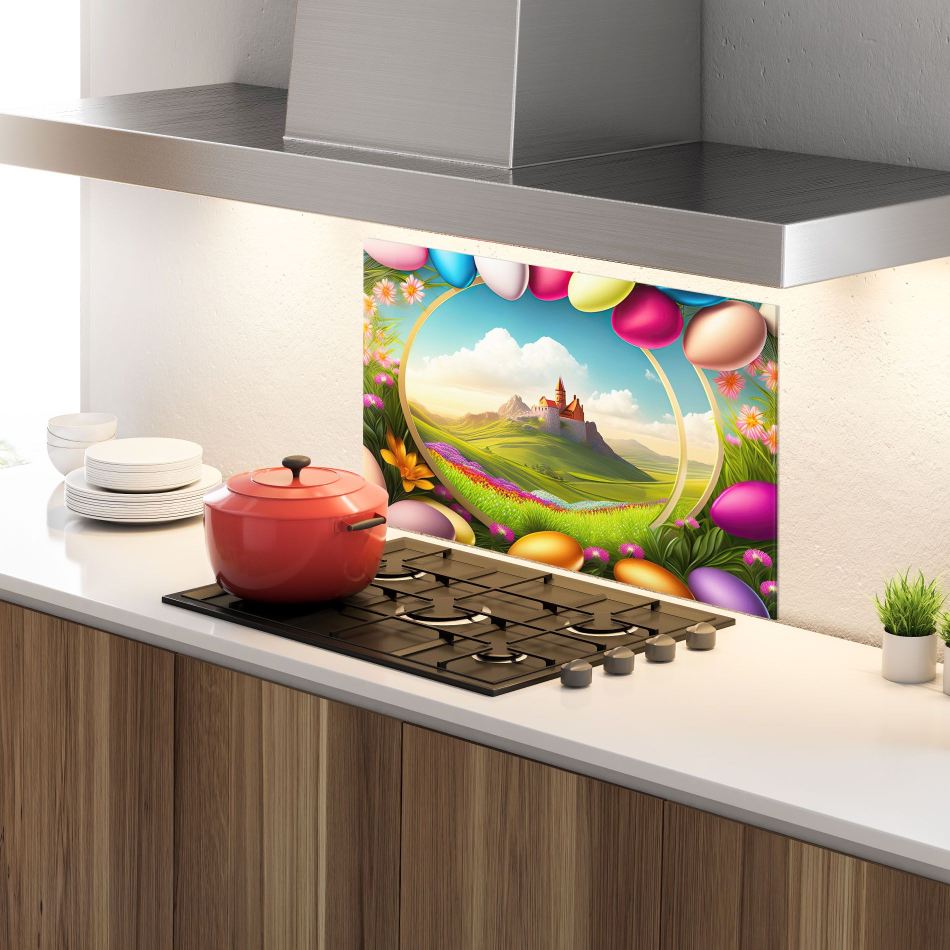 Easter Eggs Castle mockup 4