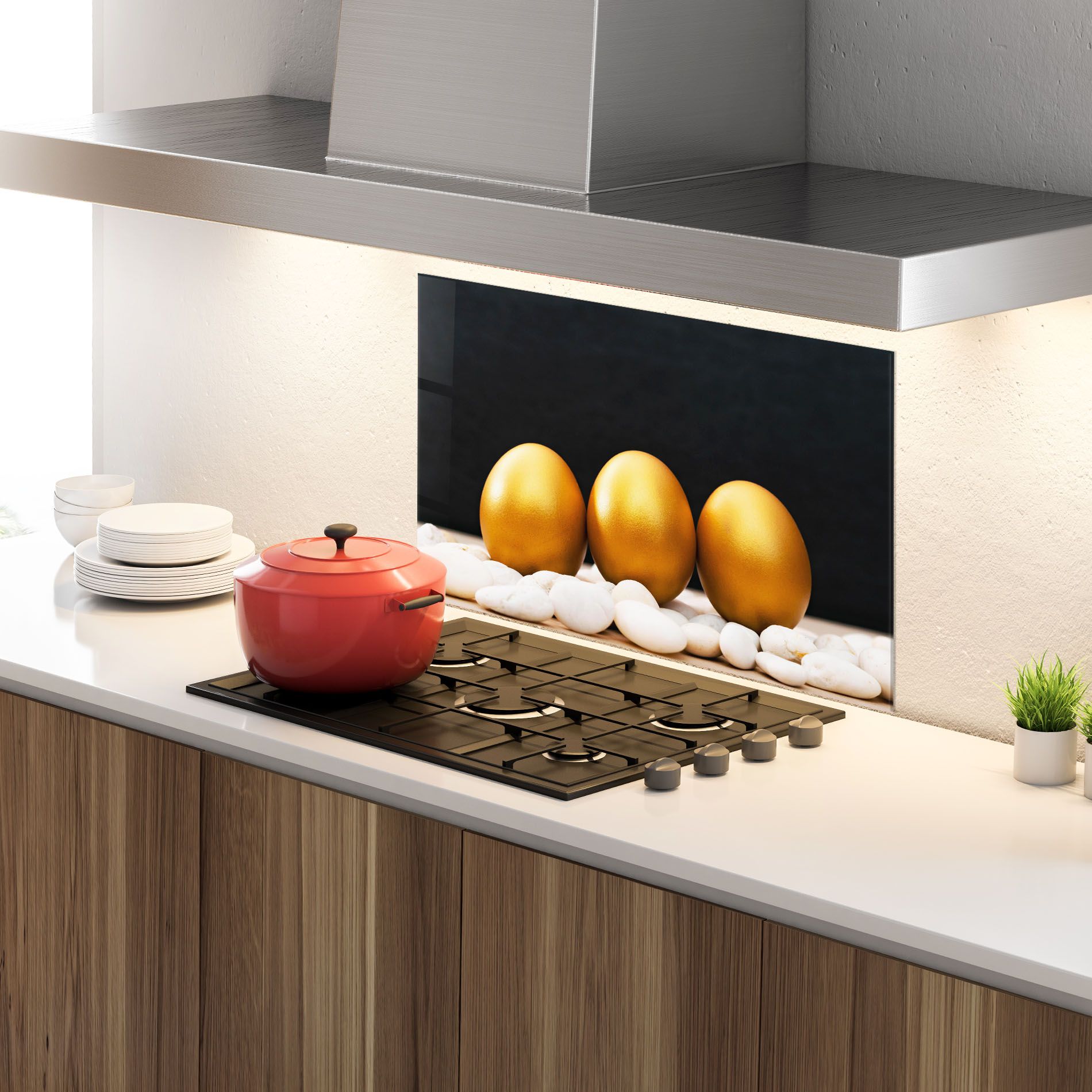 Golden Easter Egg mockup 4