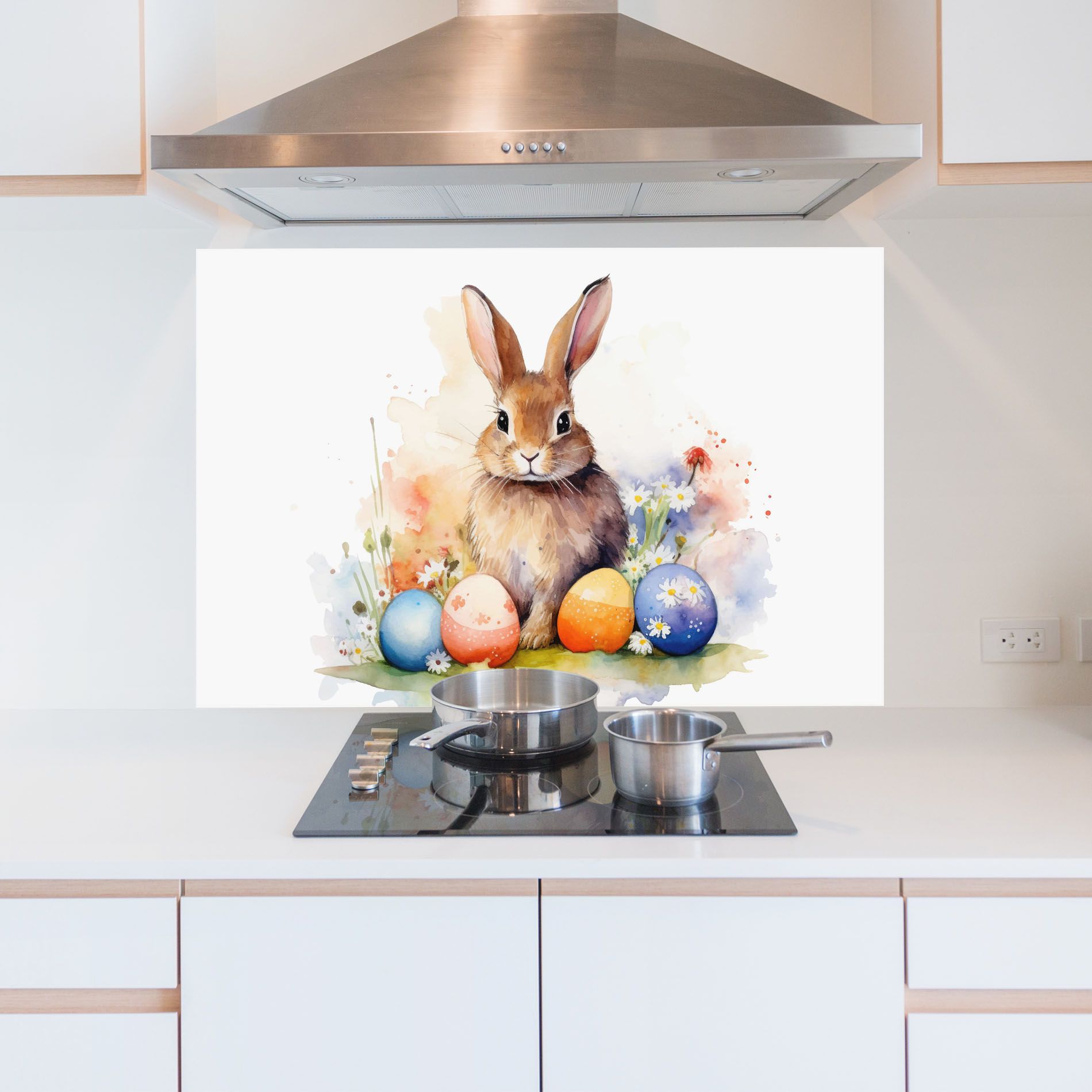 Rabbit Easter Art mockup 5