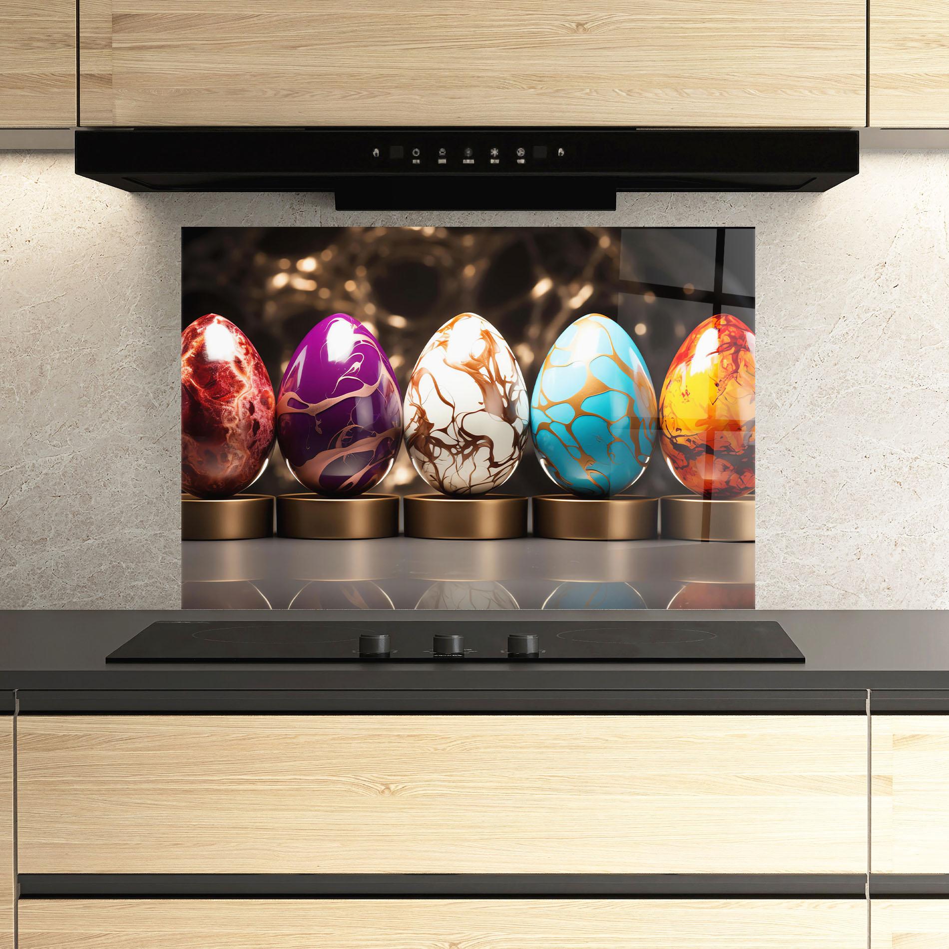 Küchenrückwand Glas Eggs Group mockup 3