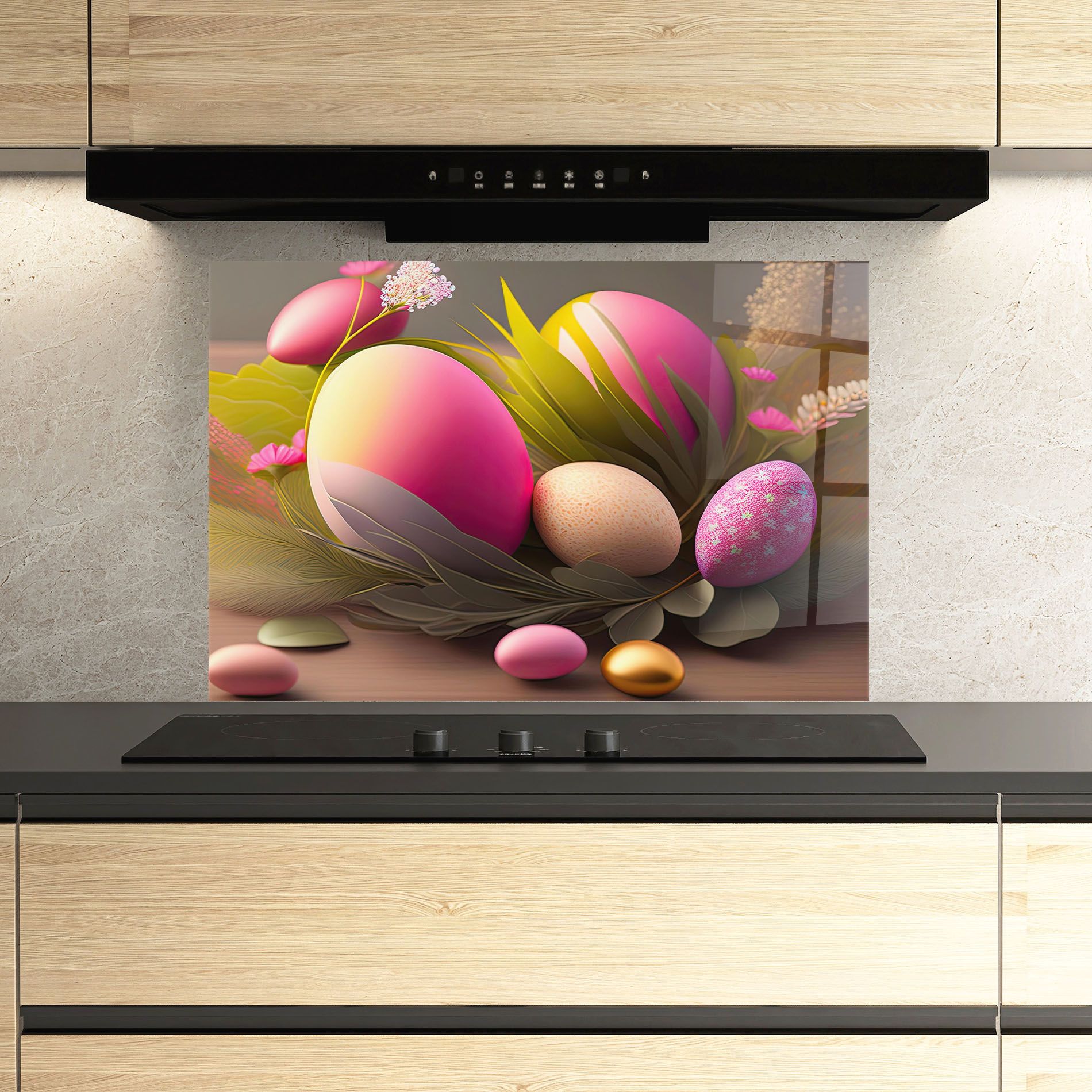 Pink Easter Eggs mockup 3