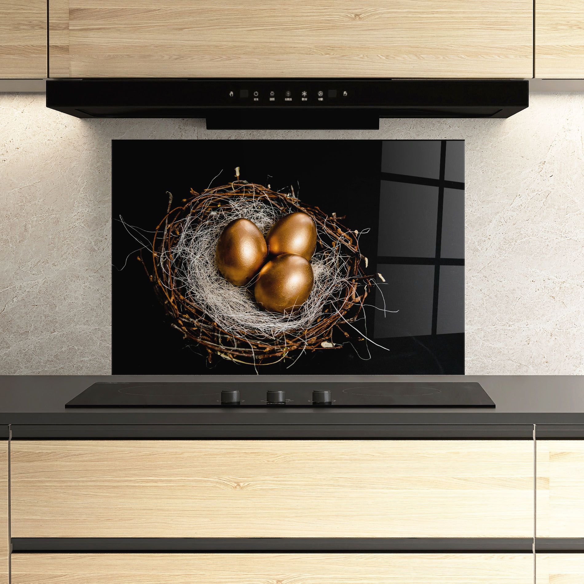 Pretty Golden Easter Eggs mockup 3