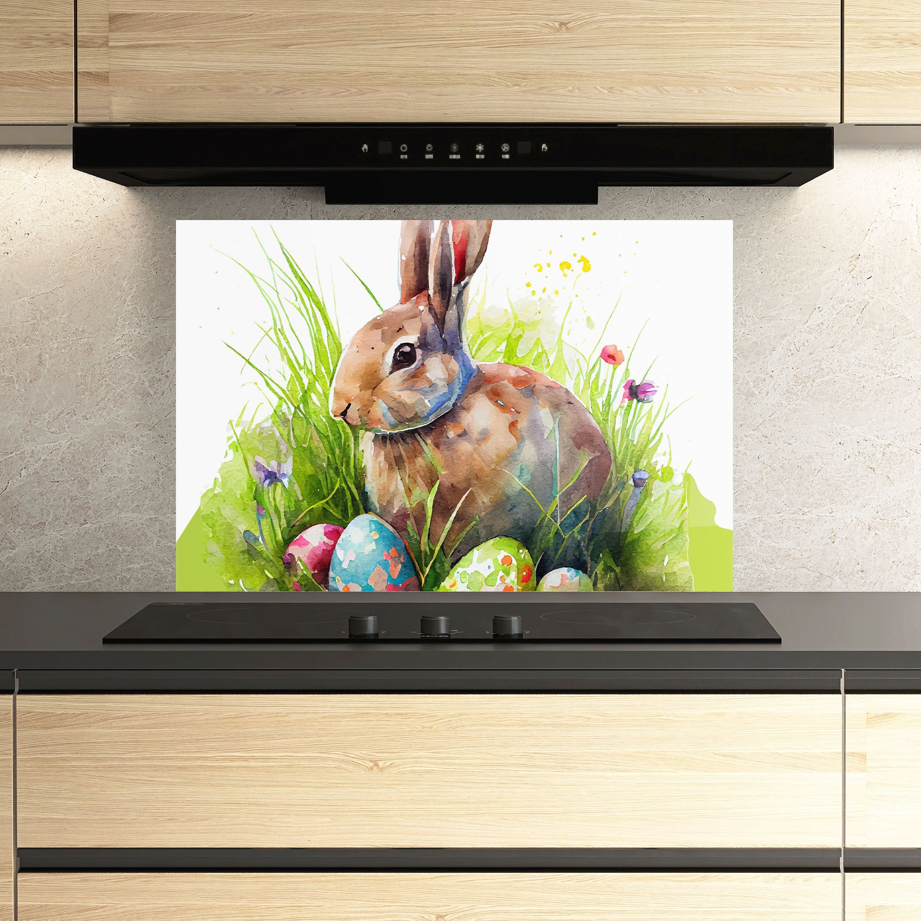 Rabbit With Eggs mockup 3