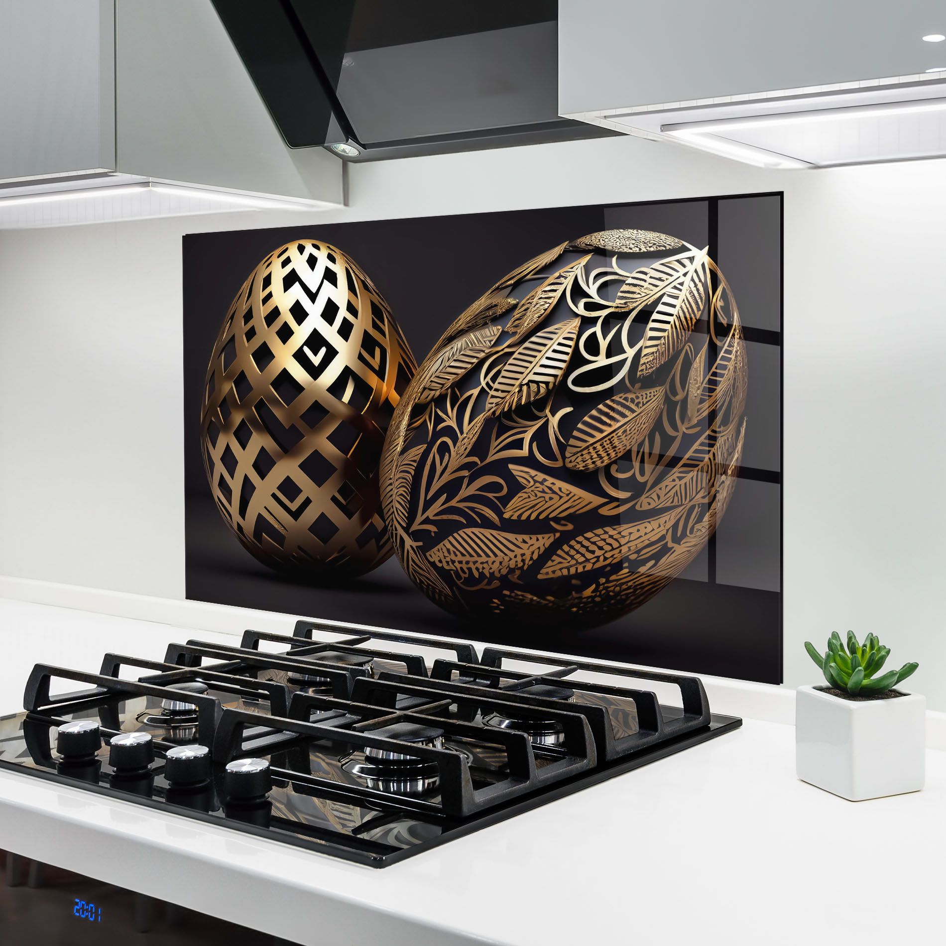 Black Golden Eggs mockup 6