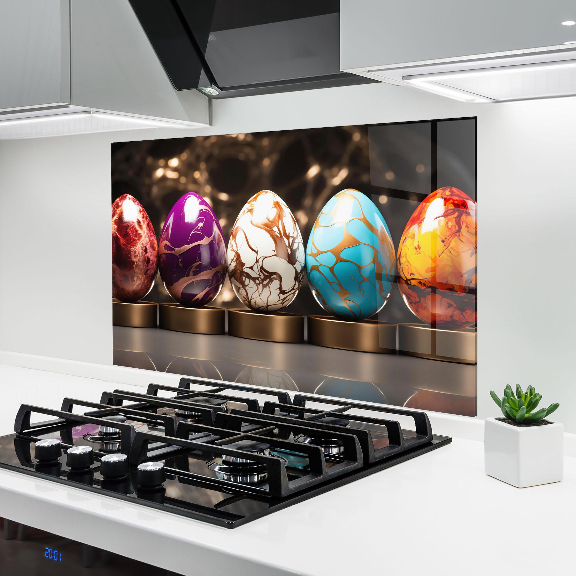 Küchenrückwand Glas Eggs Group mockup 6