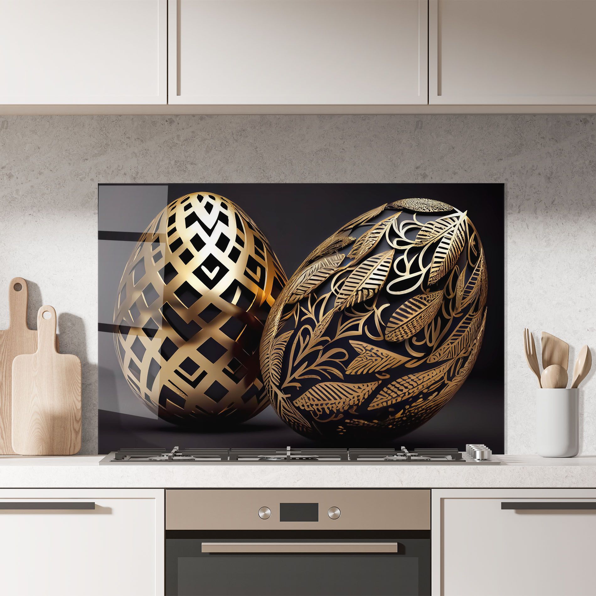 Black Golden Eggs mockup 7