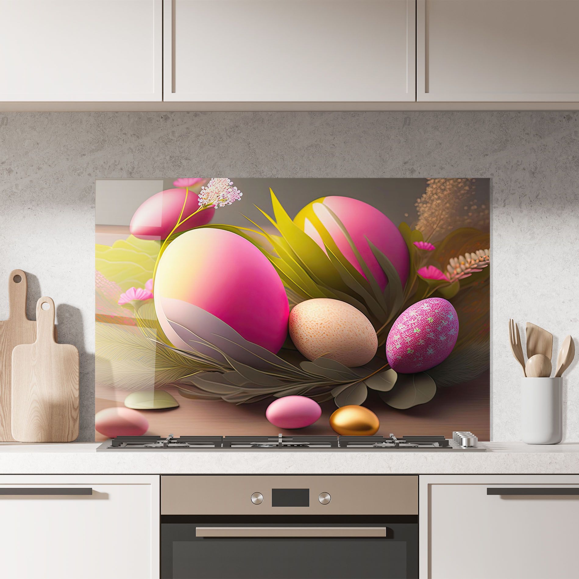 Pink Easter Eggs mockup 7