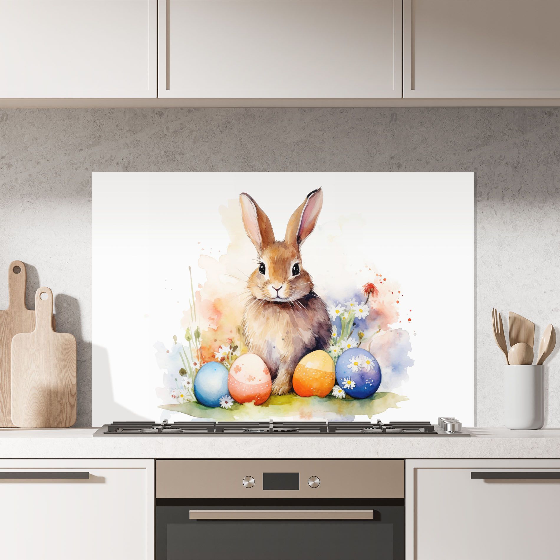 Rabbit Easter Art mockup 7